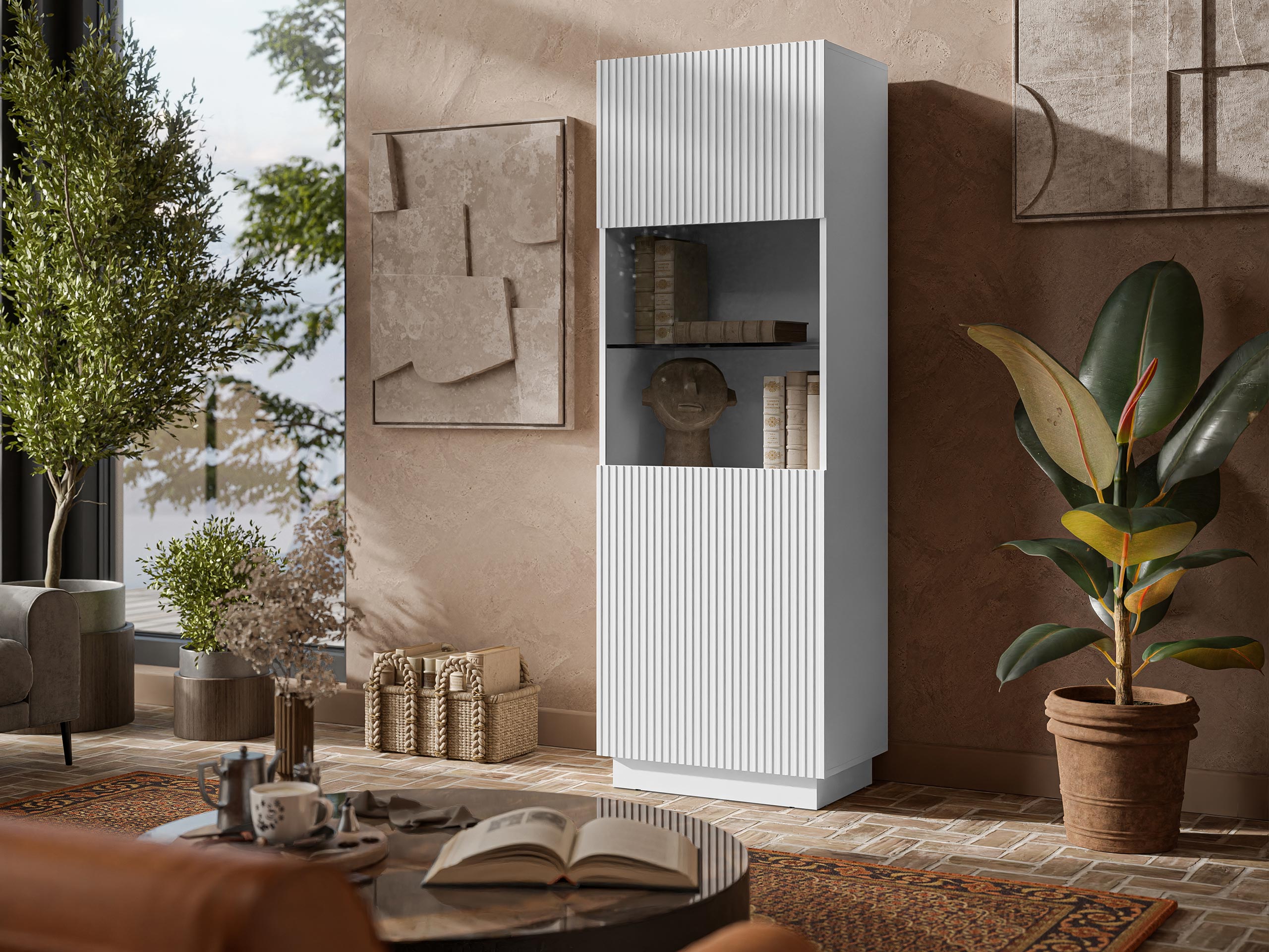 Βιβλιοθήκη Lingua I (Άσπρο)