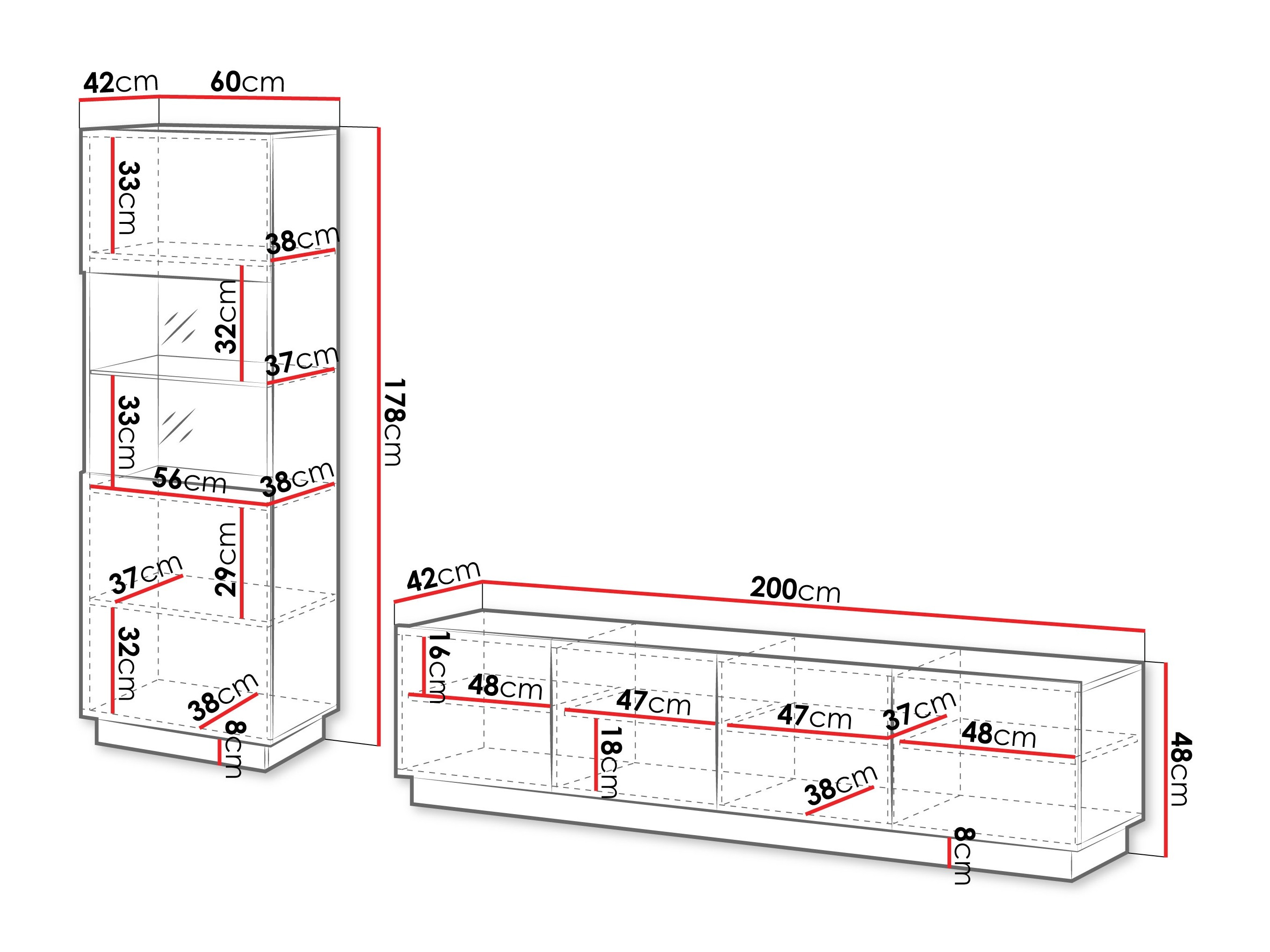 Σετ επίπλων σαλονιού Lingua (Άσπρο)
