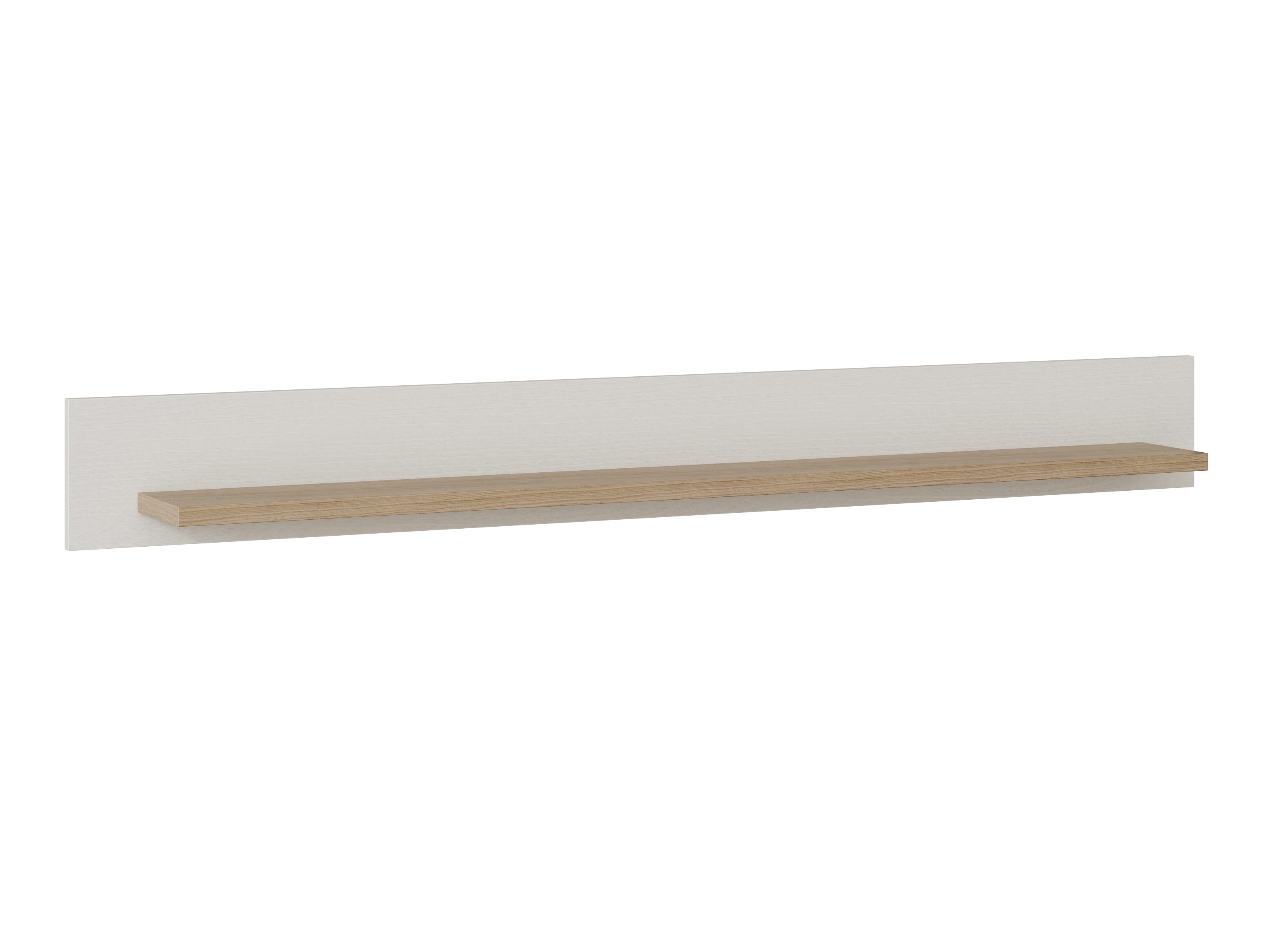 Wall shelf Fermaru 108 (White + Oak)