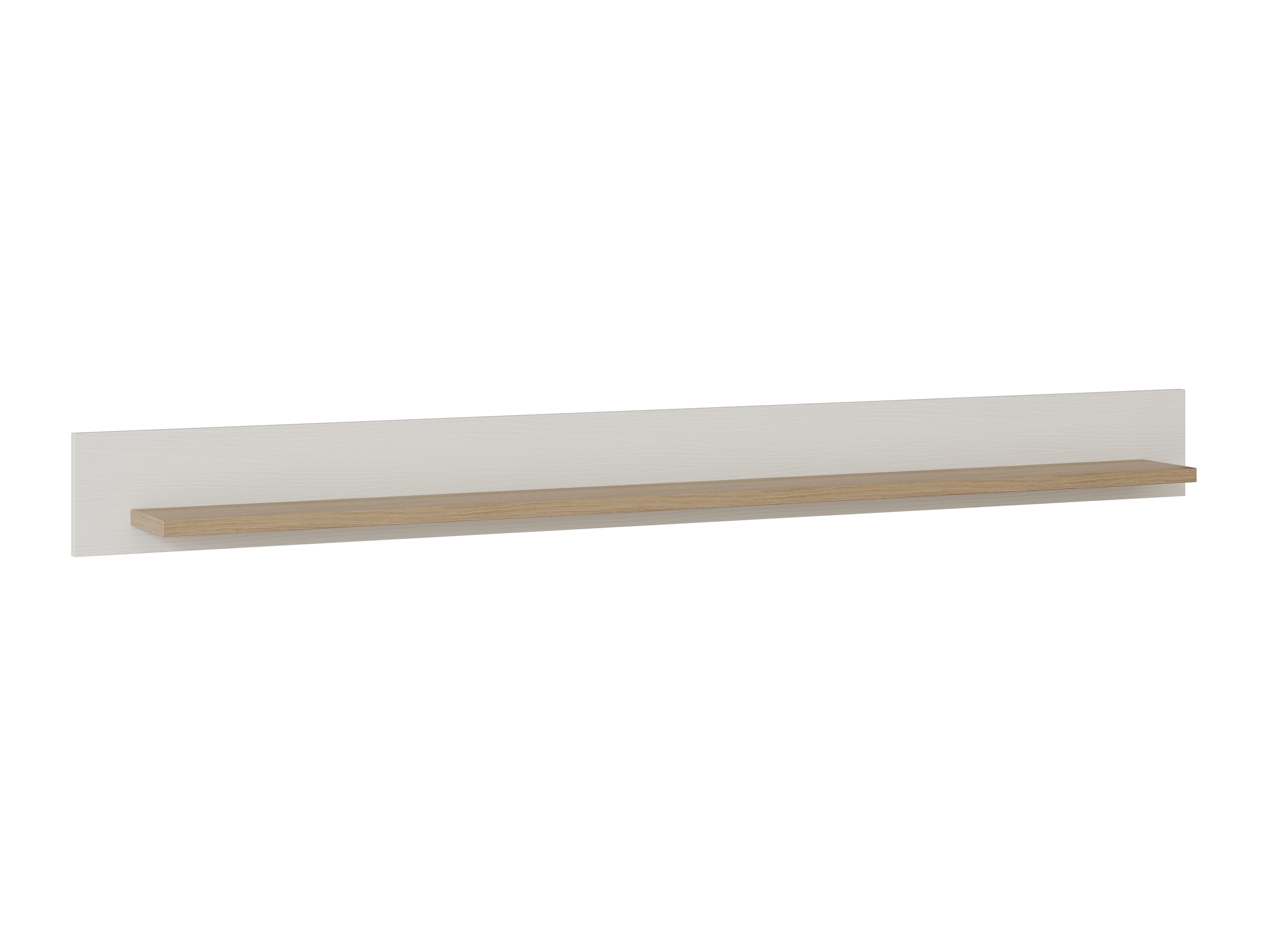 Wall shelf Fermaru 109 (White + Oak)