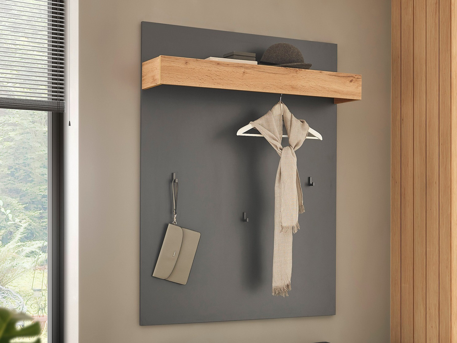 Coat rack Elbsori 162 (Anthracite)