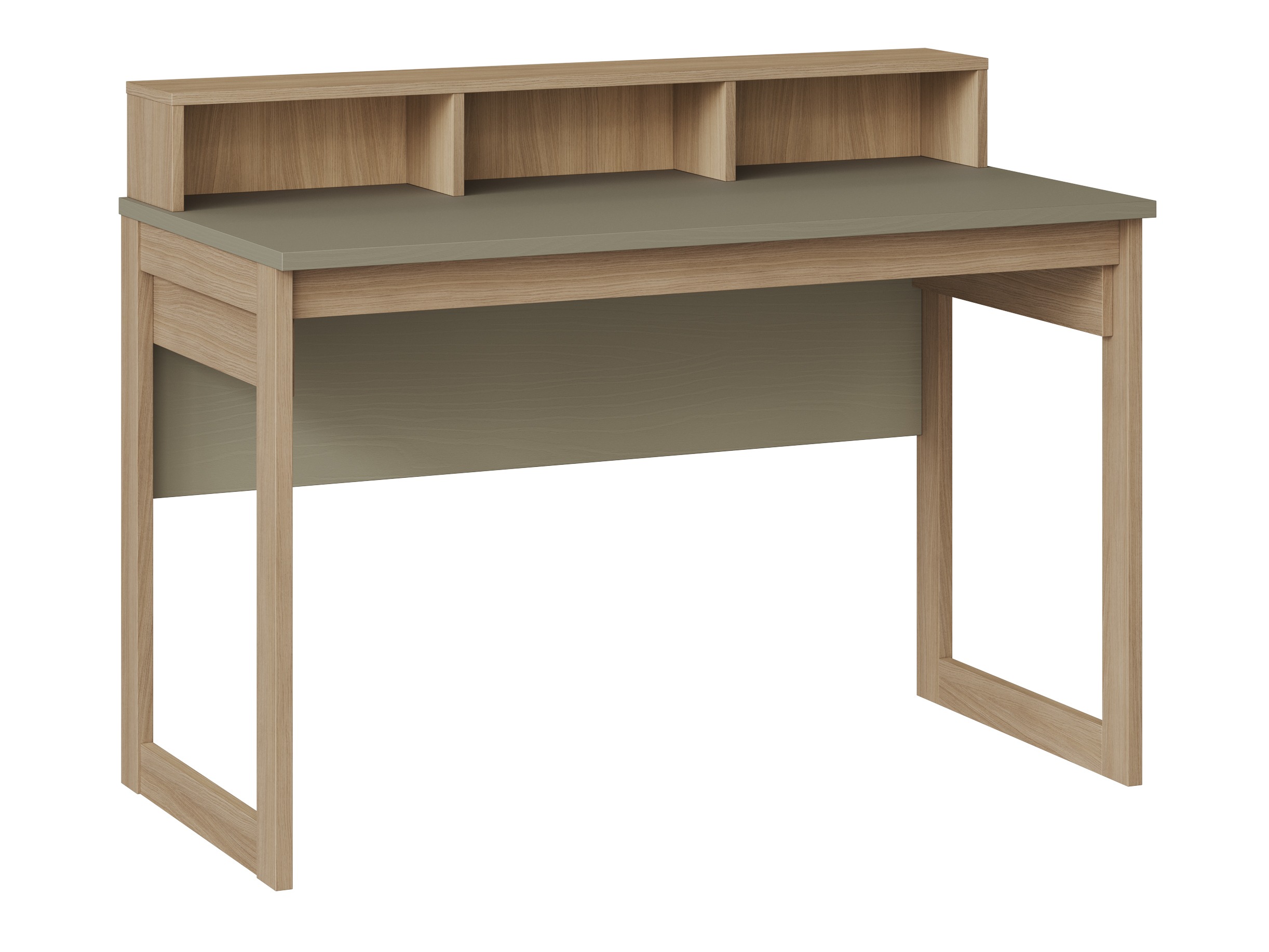 Desk Fermaru 115 (Dusty green + Oak)