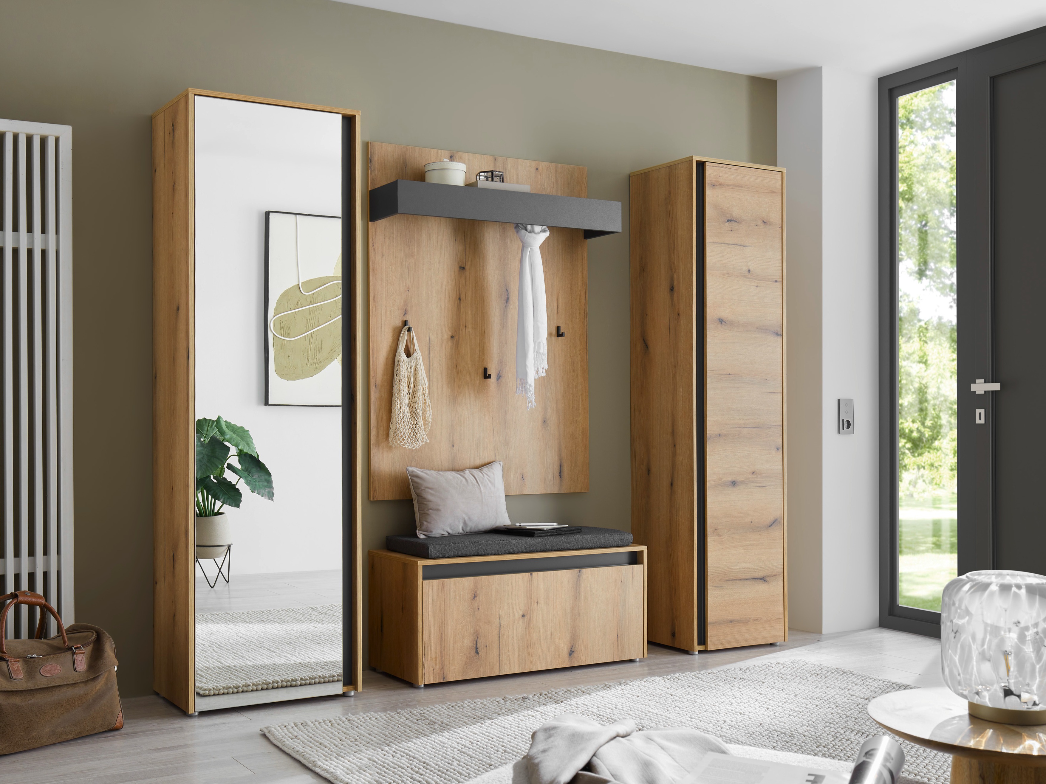 Hallway set Elbsori 169 (Oak)