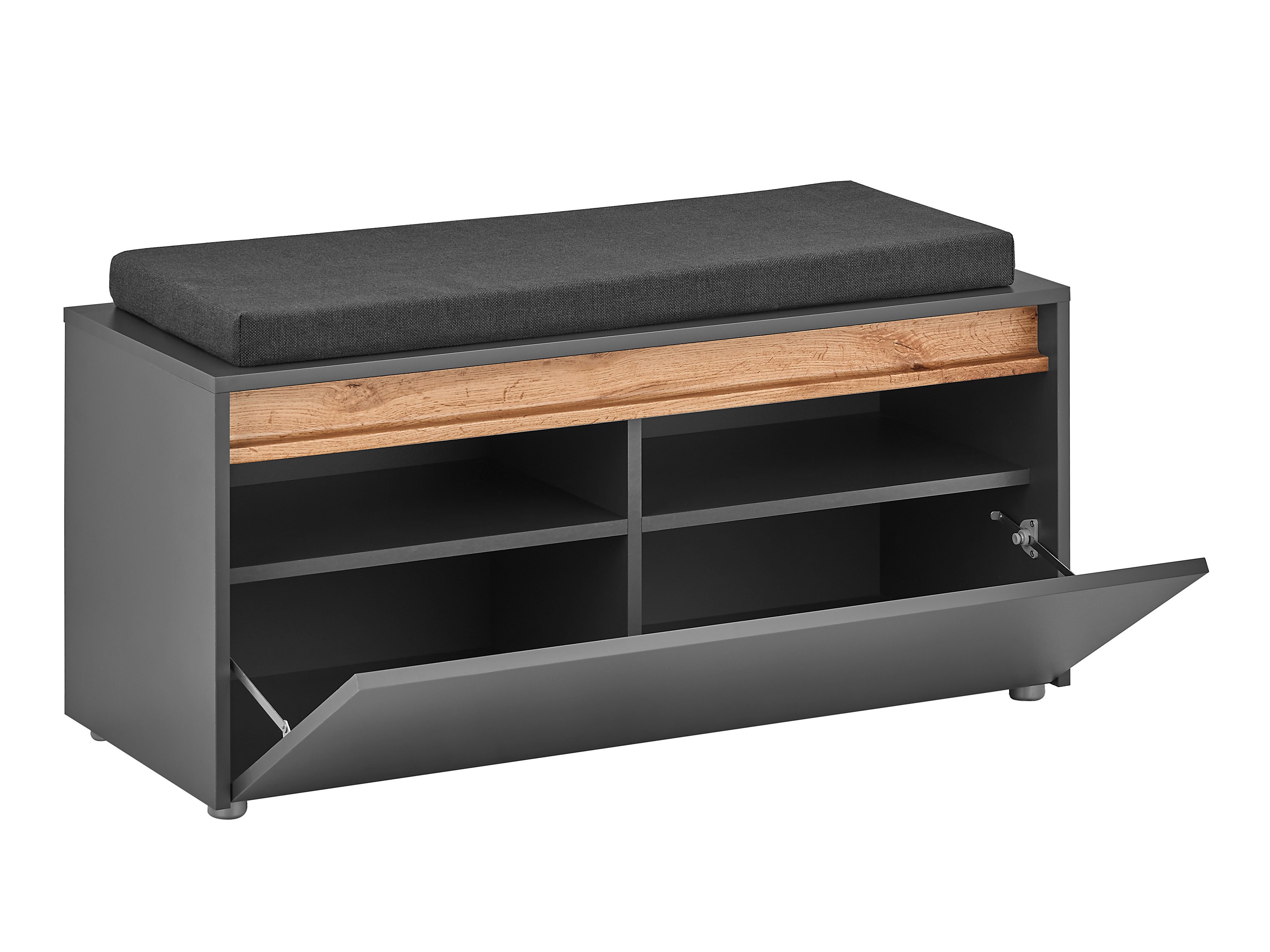 Hallway set Elbsori 176 (Anthracite + Wotan Oak)