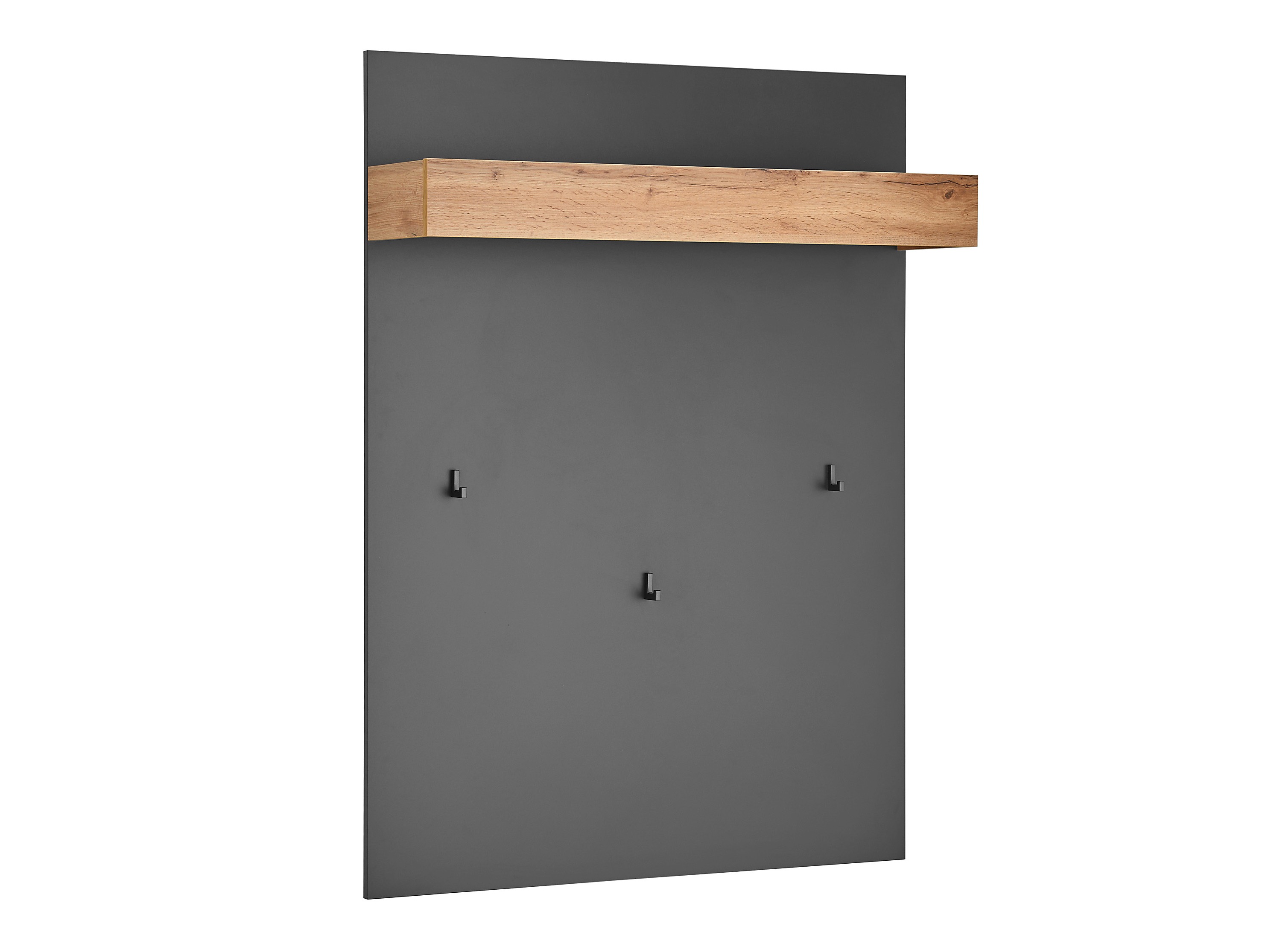 Hallway set Elbsori 176 (Anthracite + Wotan Oak)