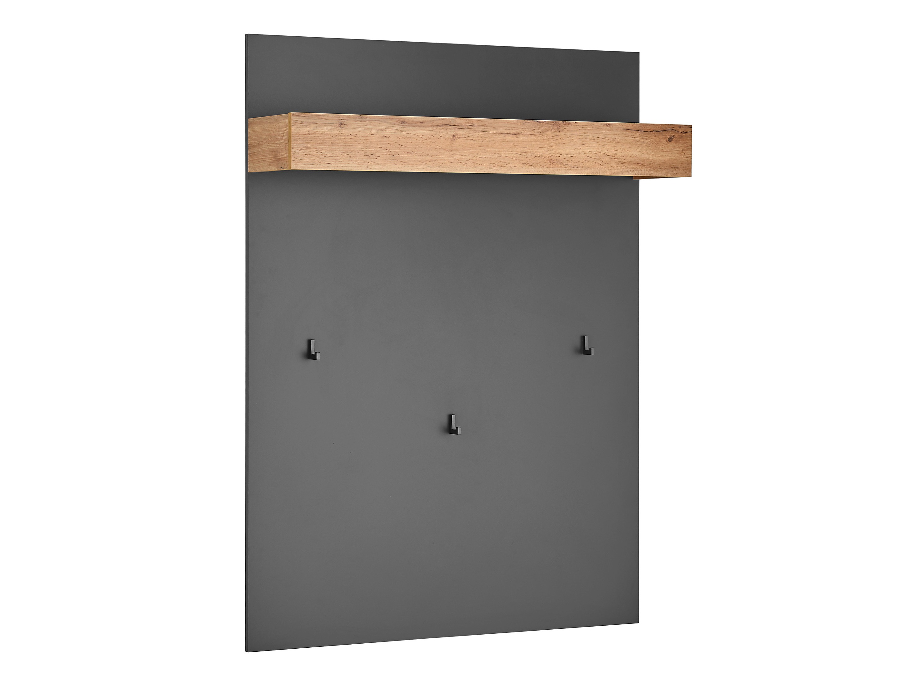 Hallway set Elbsori 177 (Anthracite + Wotan Oak)