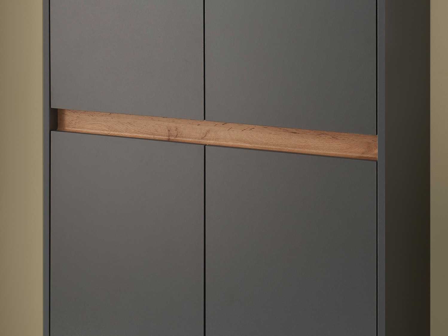 Hallway set Elbsori 177 (Anthracite + Wotan Oak)