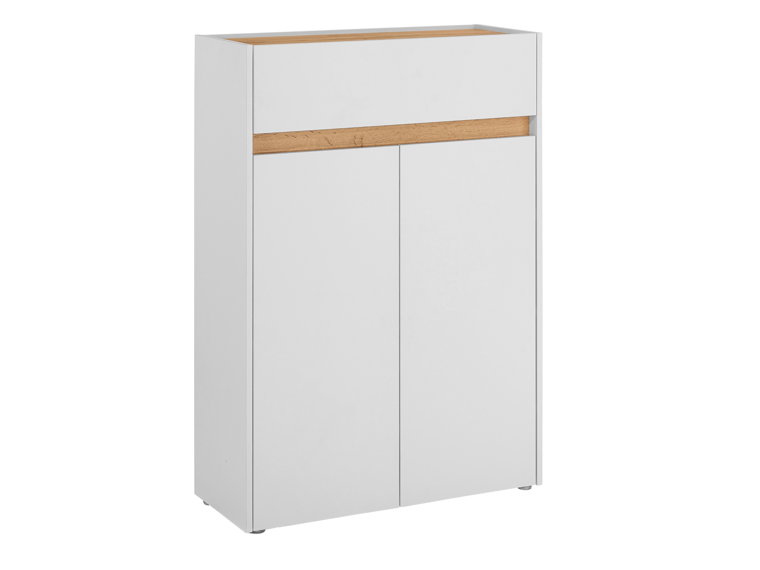 Παπουτσοθήκη Elbsori 173 (Άσπρο + Δρυς wotan)