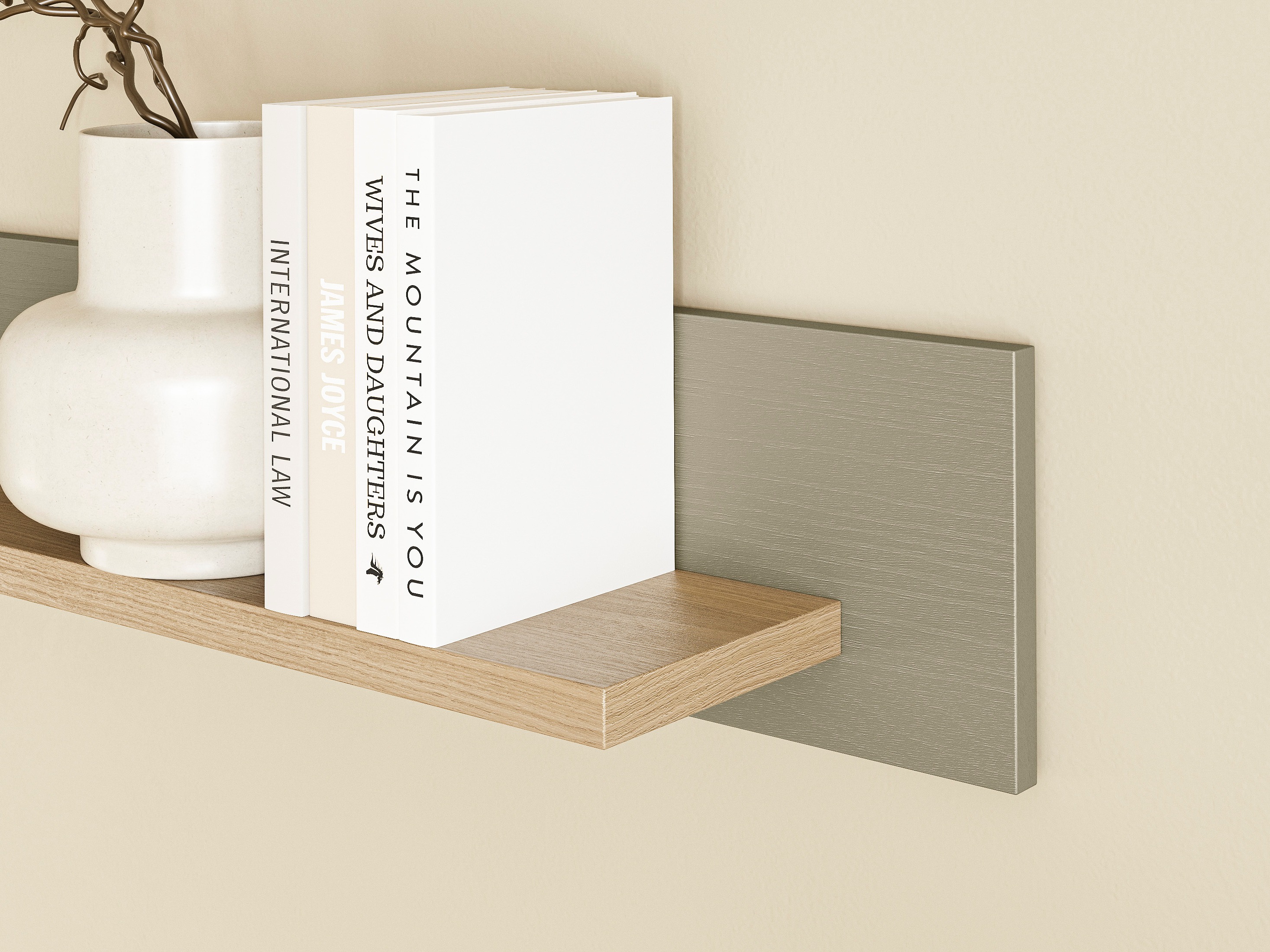 Σετ γραφείου για το σπίτι Fermaru 116 (Σκονισμένο πράσινο + Δρυς)