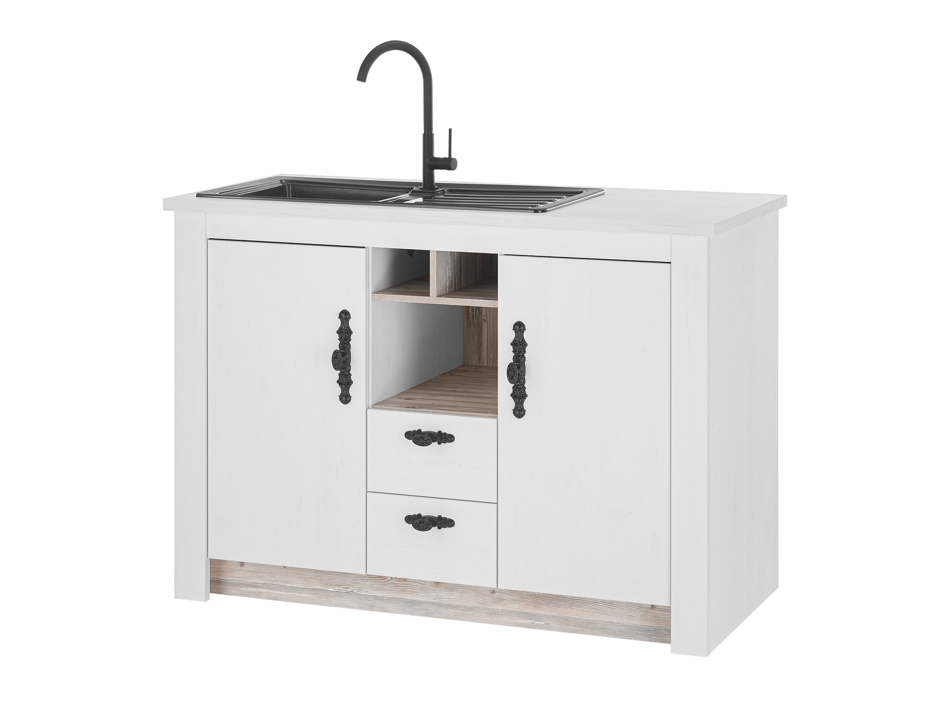 Πολυμορφικό ντουλάπι με συρτάρι και πόρτες Flora 100