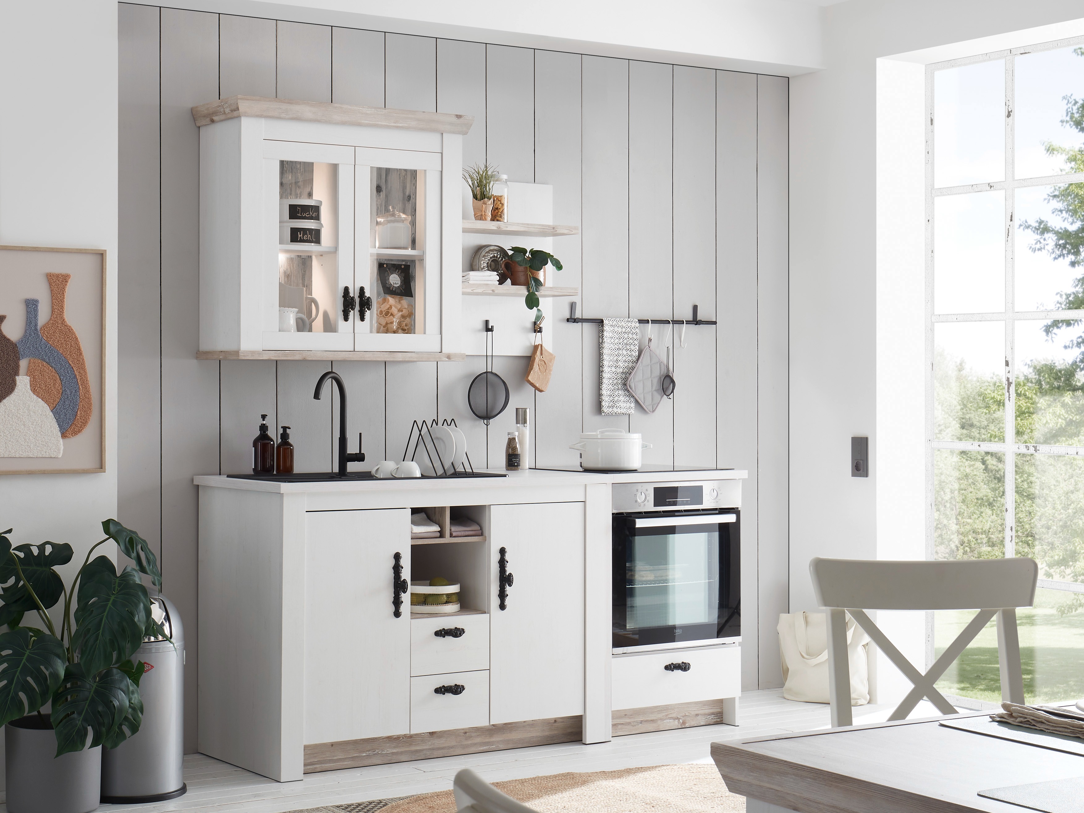 Πολυμορφικό ντουλάπι με συρτάρι και πόρτες Flora 100