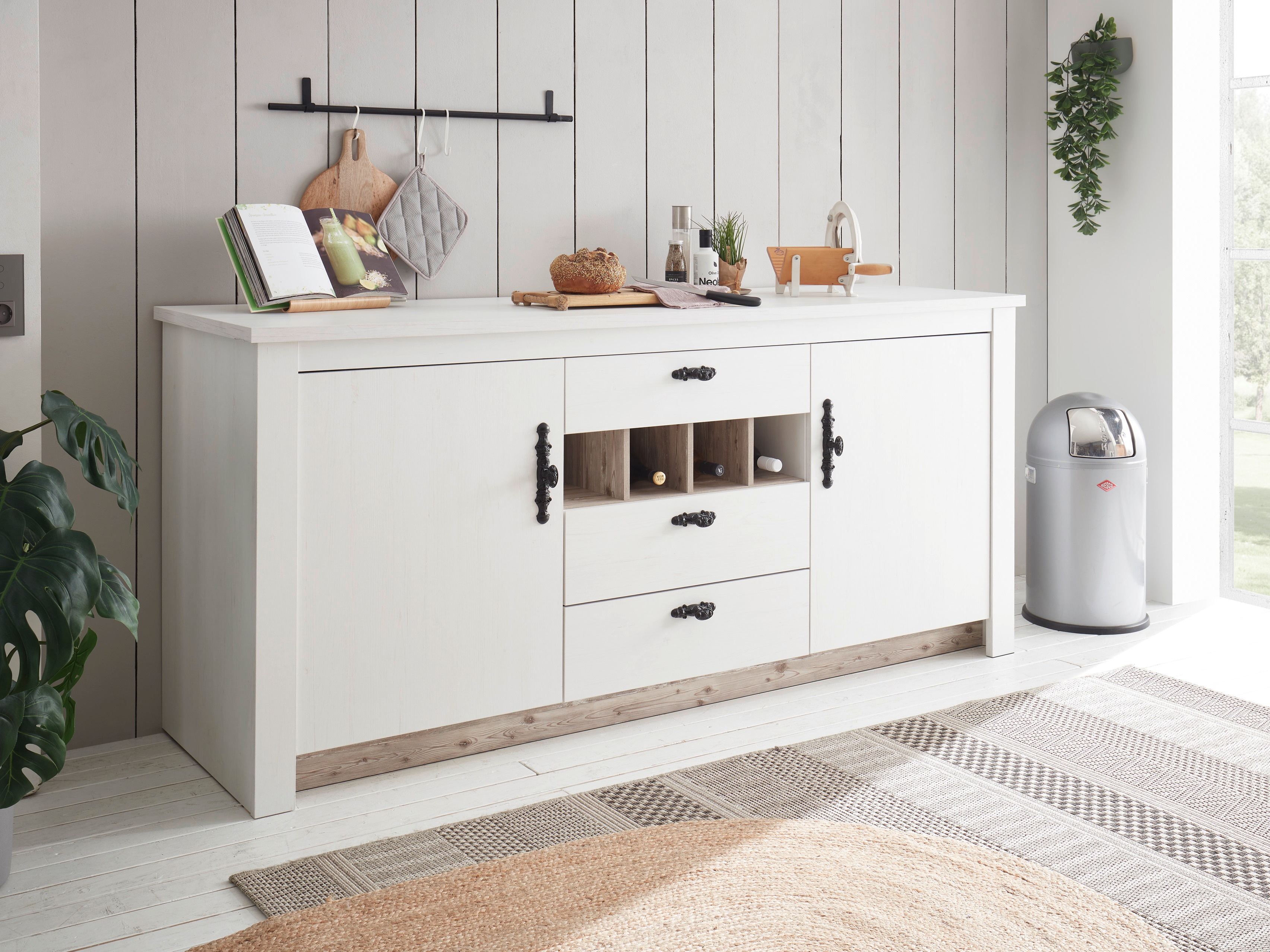 Πολυμορφικό ντουλάπι με συρτάρι και πόρτες Flora 101