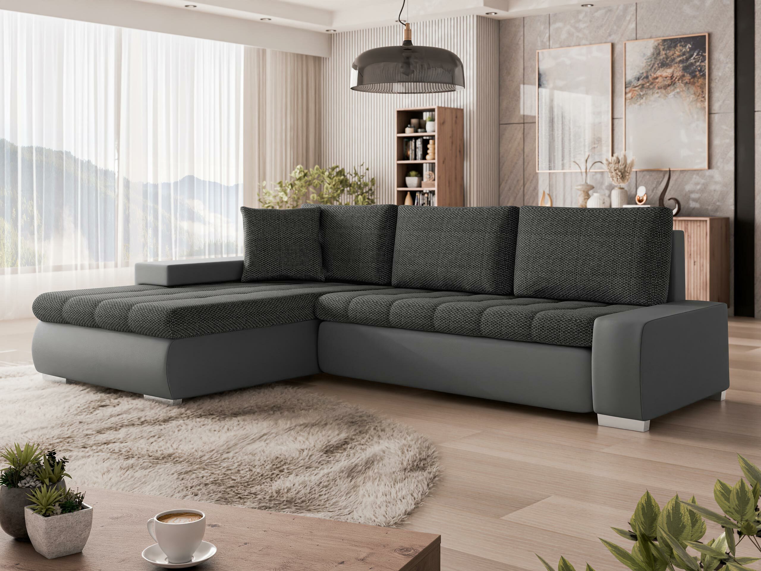 Γωνιακός Καναπές Comfivo Nitor (Soft 029 + Majorka 03)