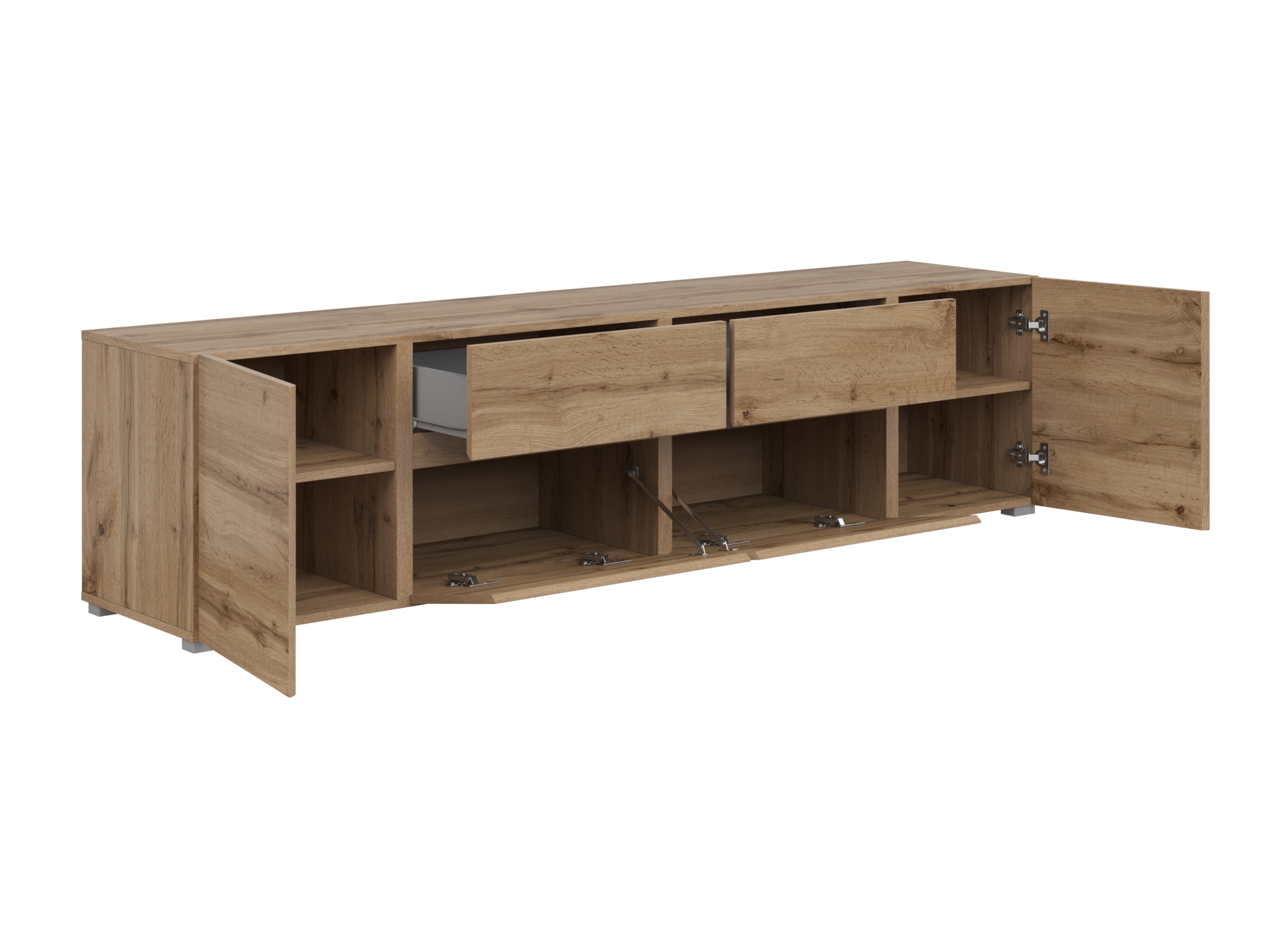 Έπιπλο τηλεόρασης Elbleve 100 (Δρυς wotan)