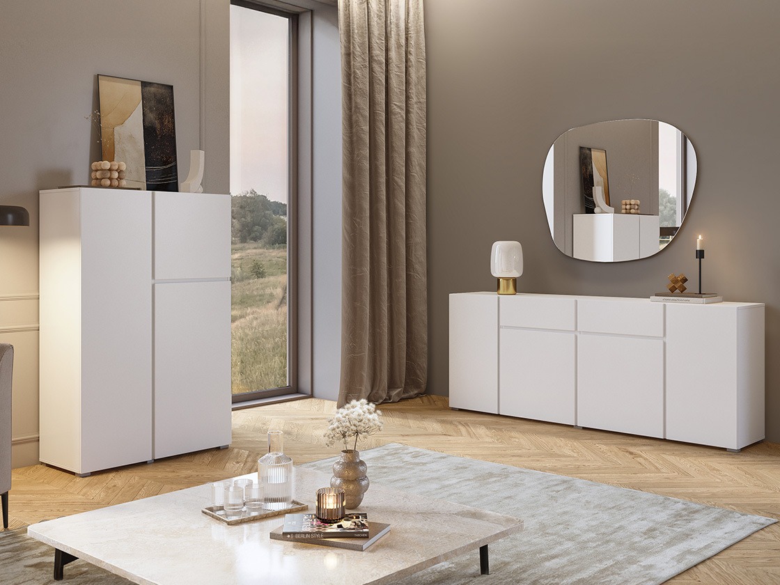 Συρταριέρα Elbleve 103 (Άσπρο)