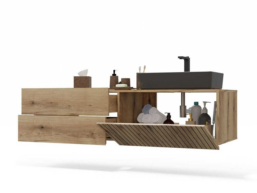 Επιτοίχιο ντουλάπι μπάνιου με υποδοχή νιπτήρα Mandeville 324