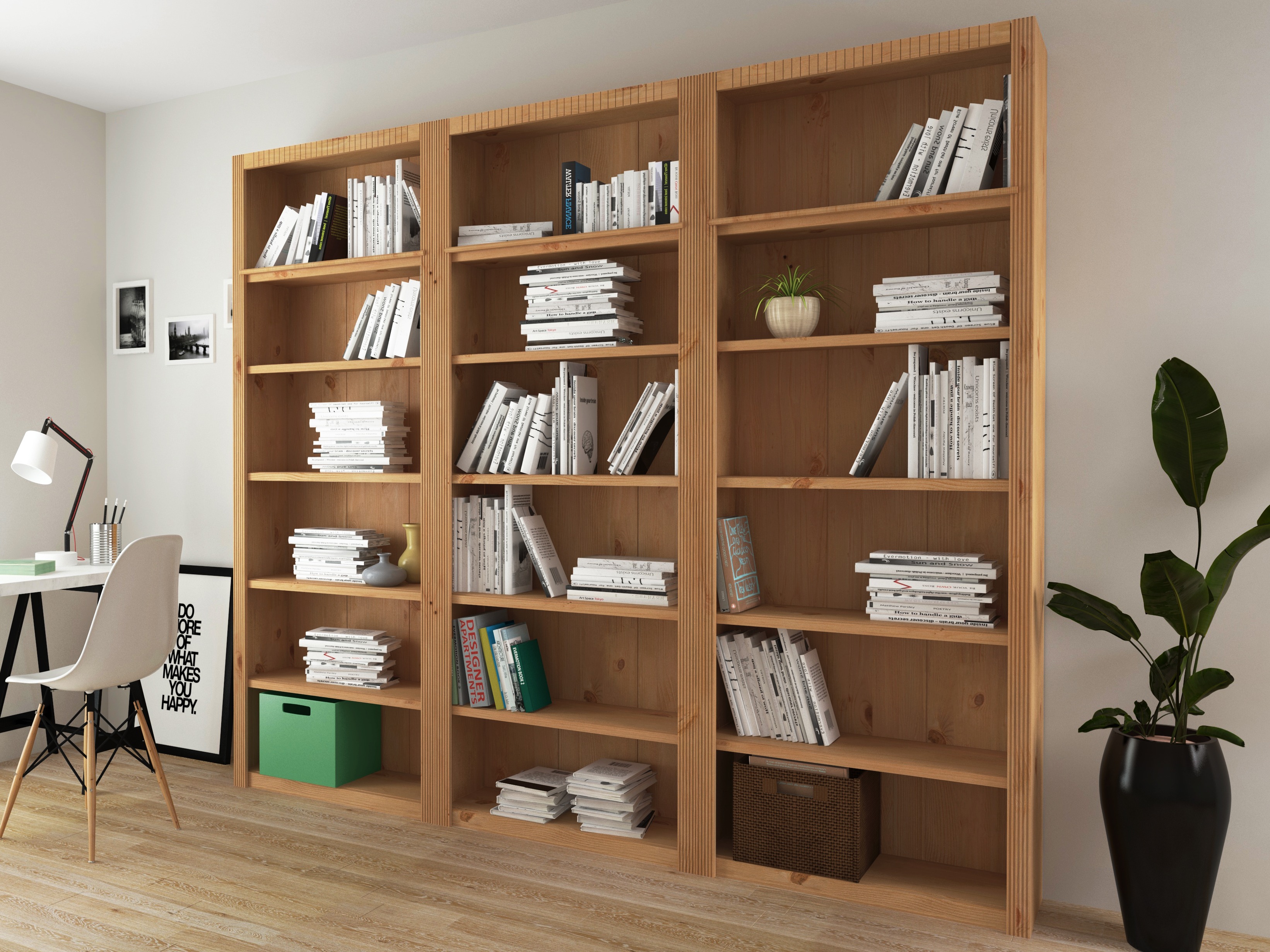 Συλλογή ραφιών Orlmara 106 (Πεύκο)