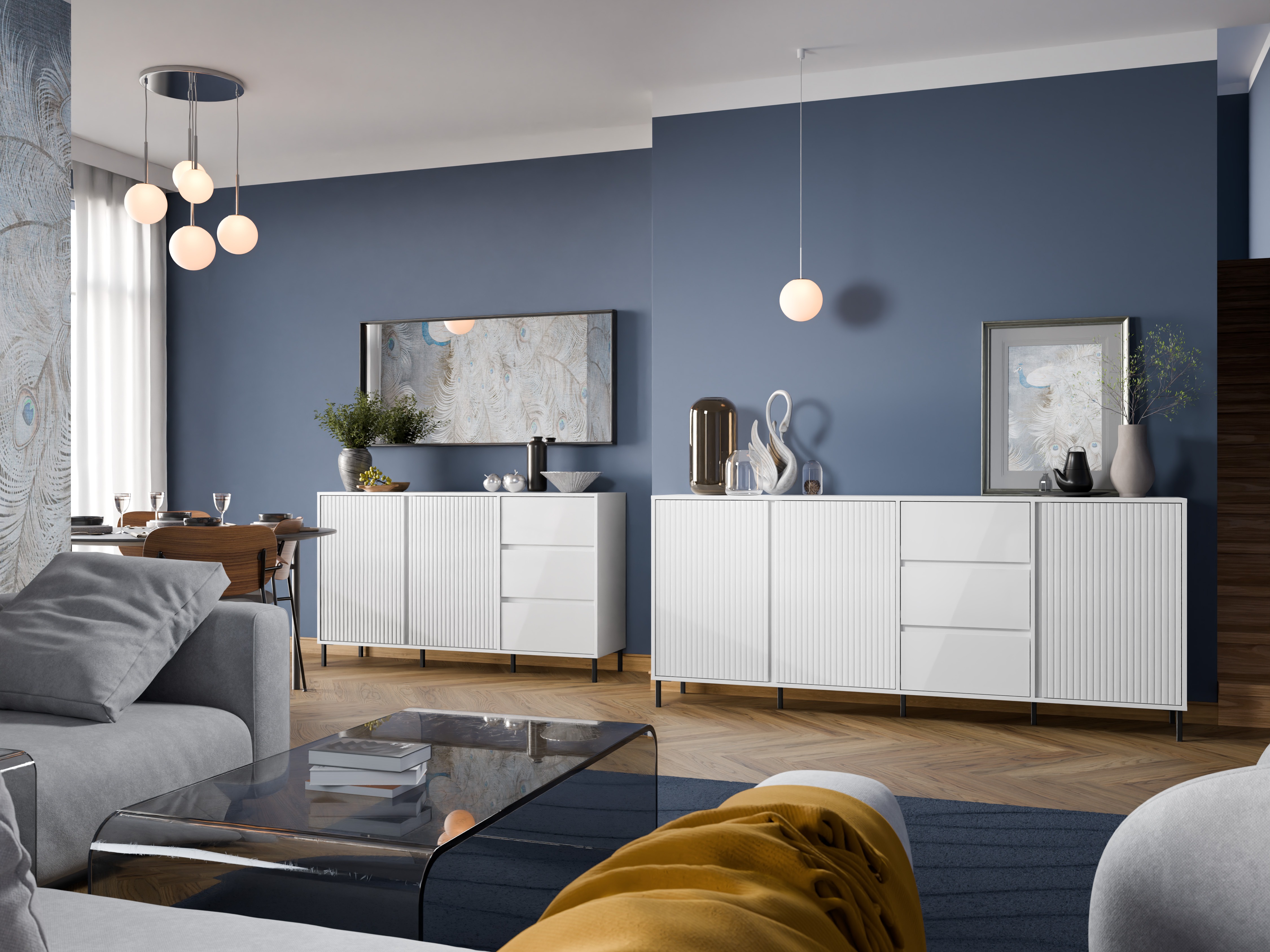 Συρταριέρα Ruvrevi 103 (Άσπρο)