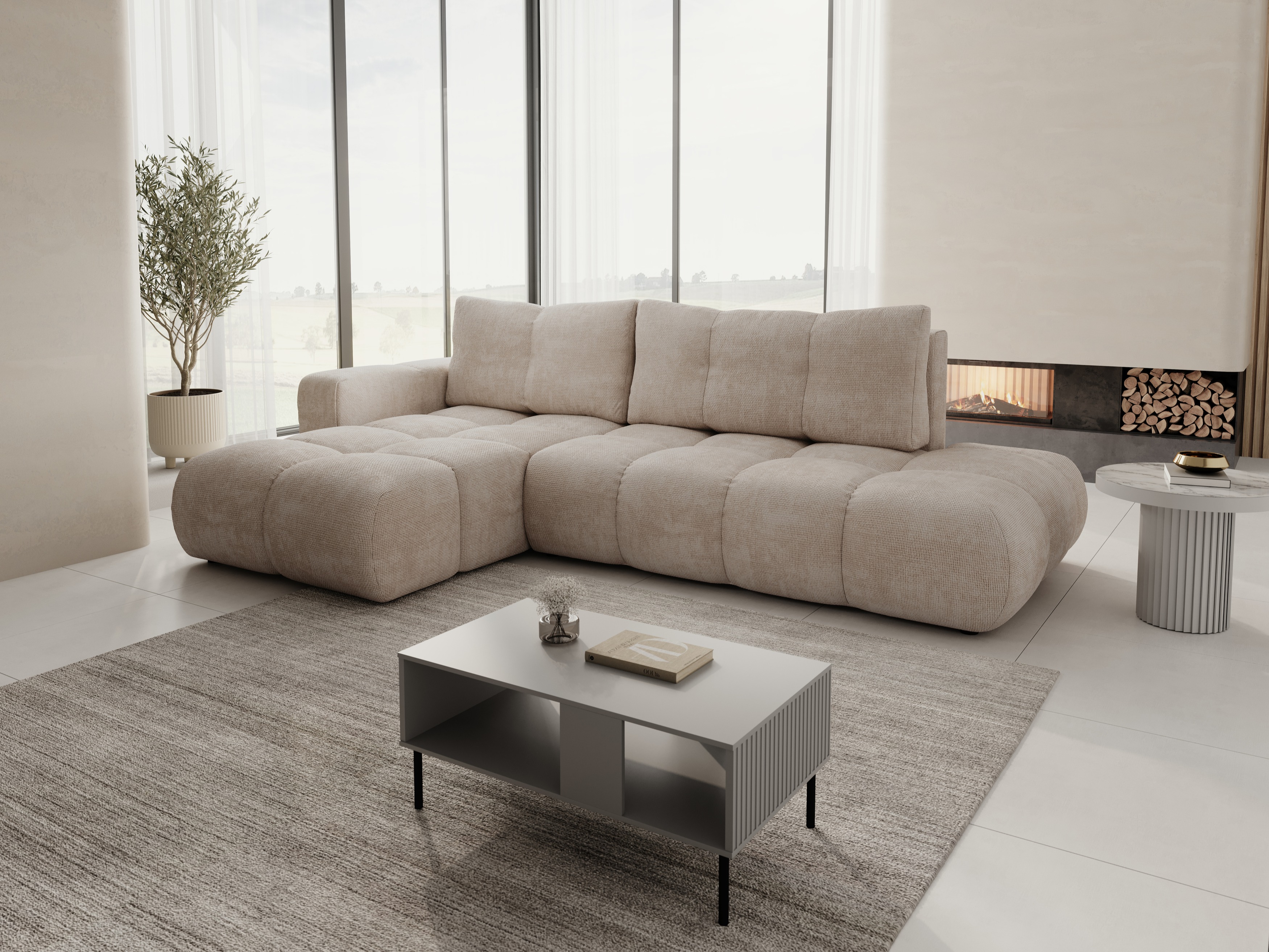Corner sofa Kingston 156 (Flow 02)