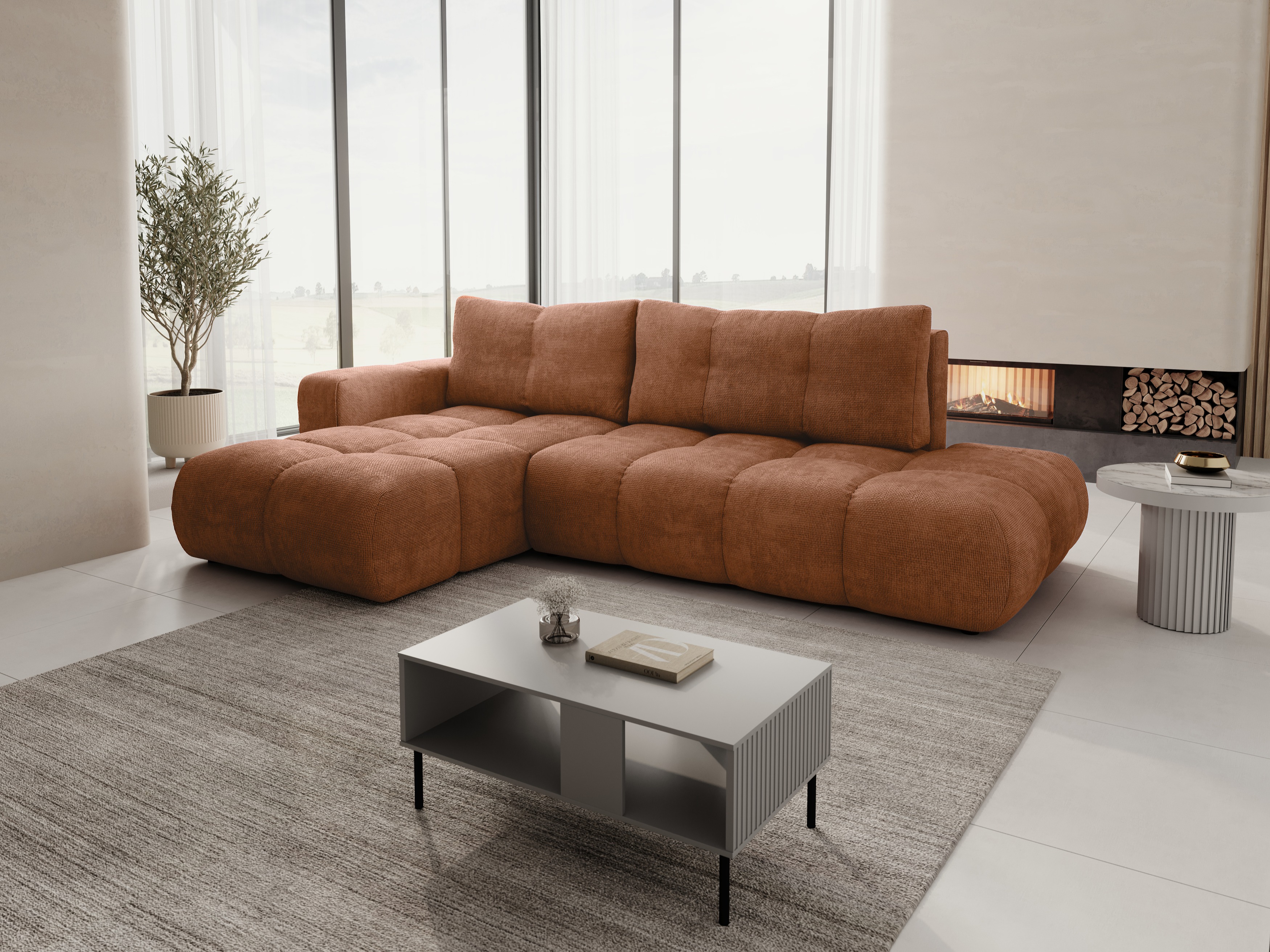 Corner sofa Kingston 156 (Flow 09)