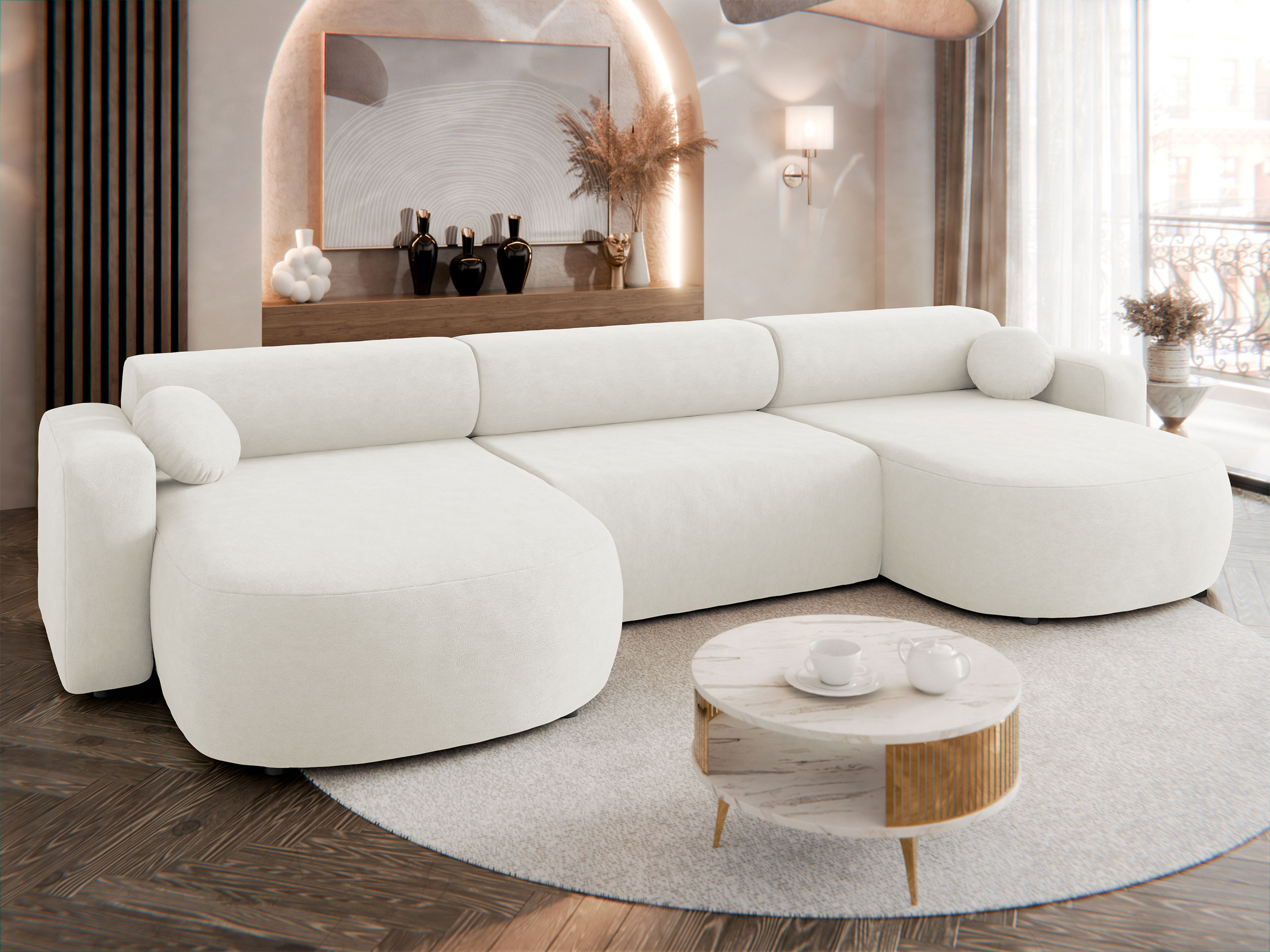 Corner sofa Comfivo Corus I (Velo 621)