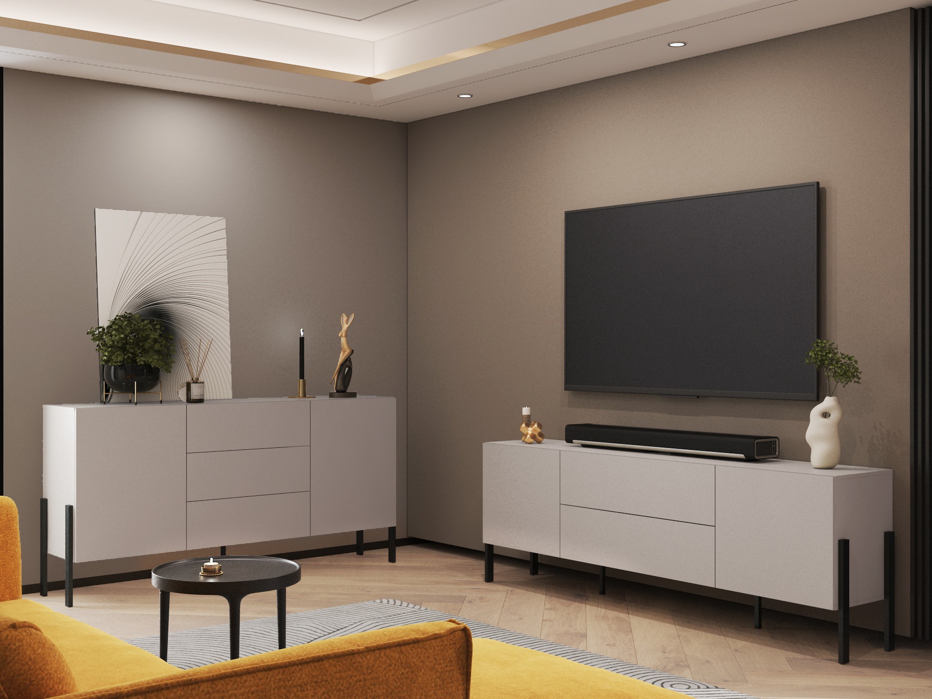 TV stand Etsore 102 (Cashmere)