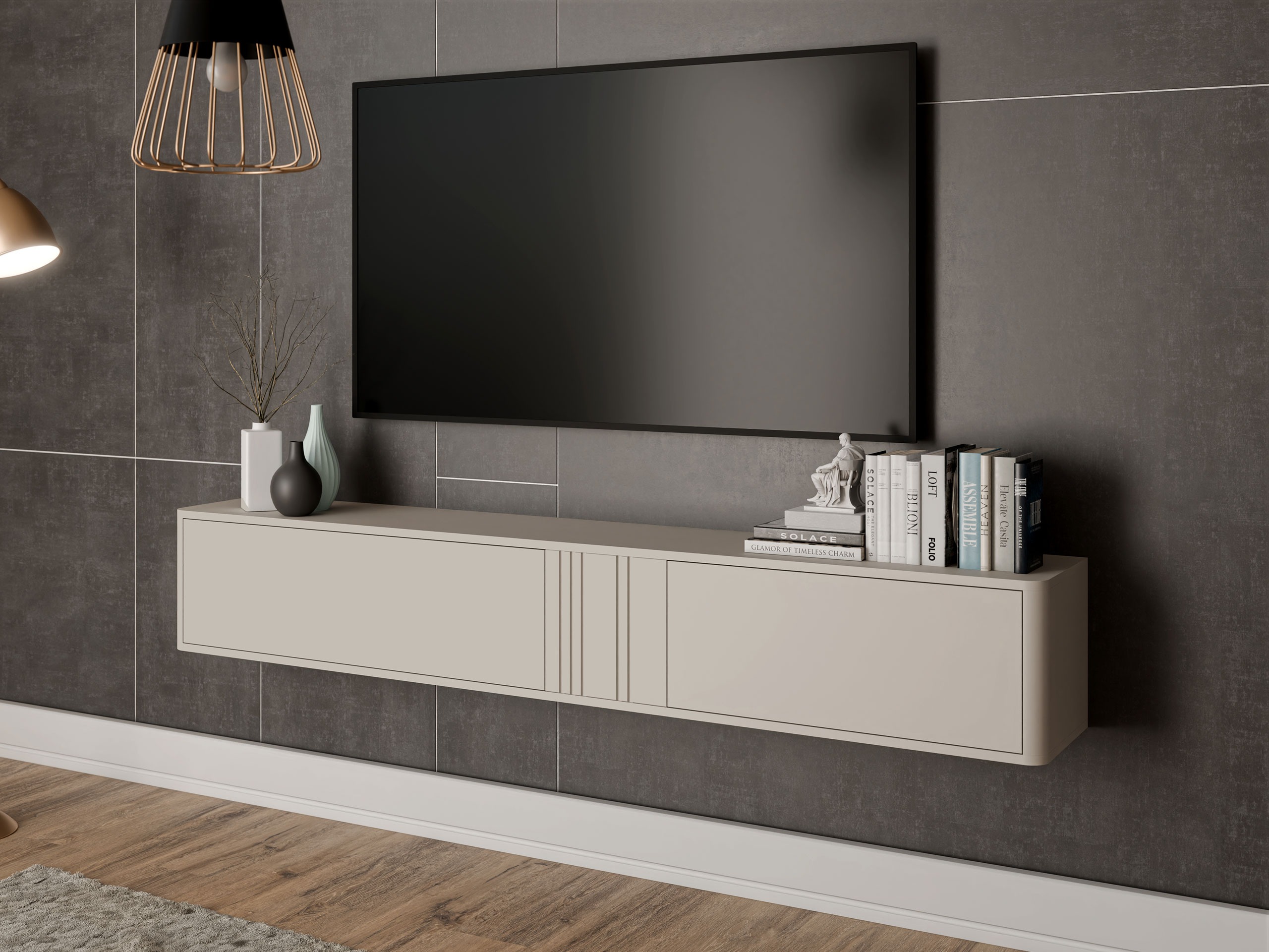TV stand Oratio I (Cashmere)