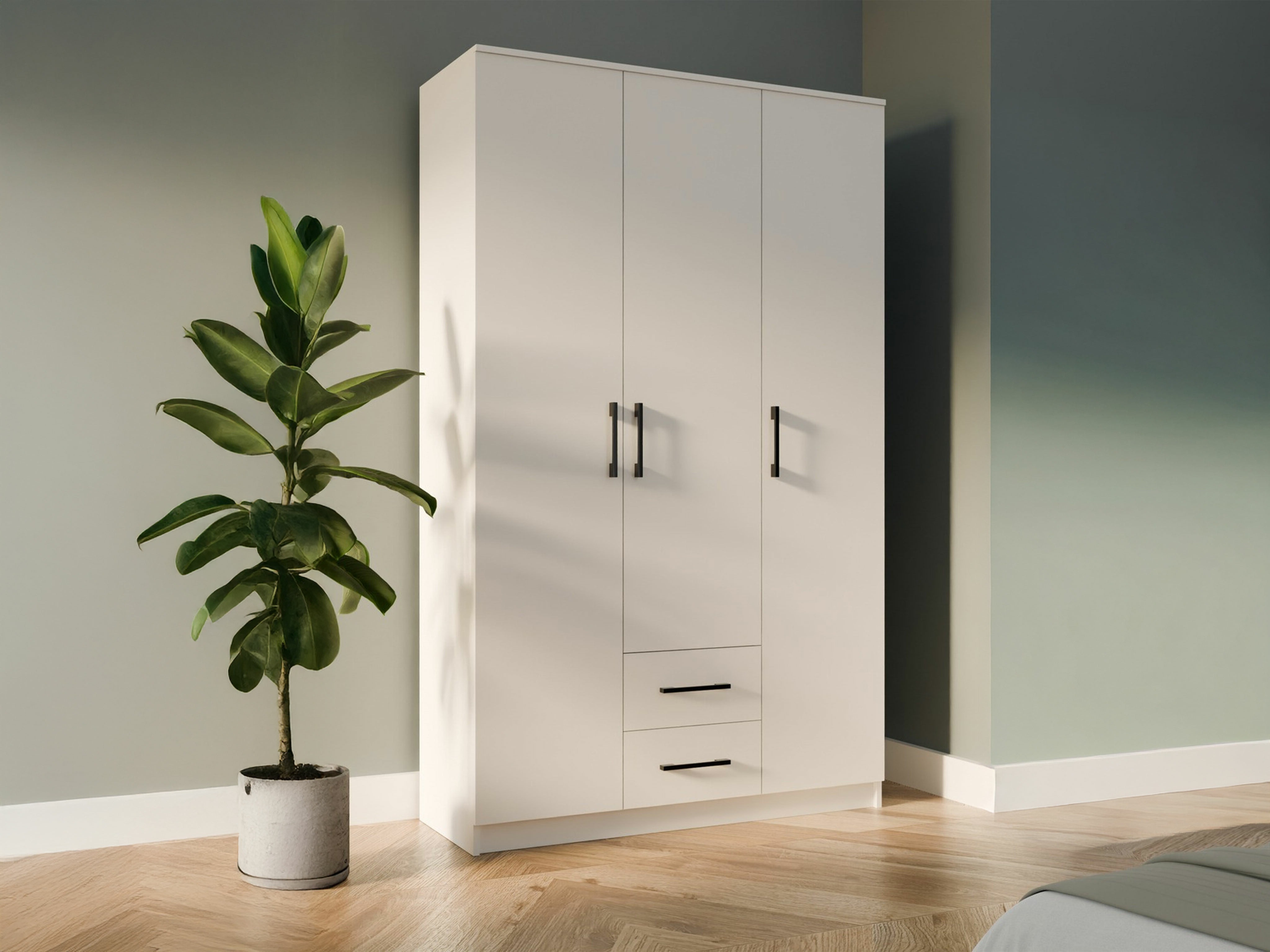 Ντουλάπα Mandeville 116 (Άσπρο)