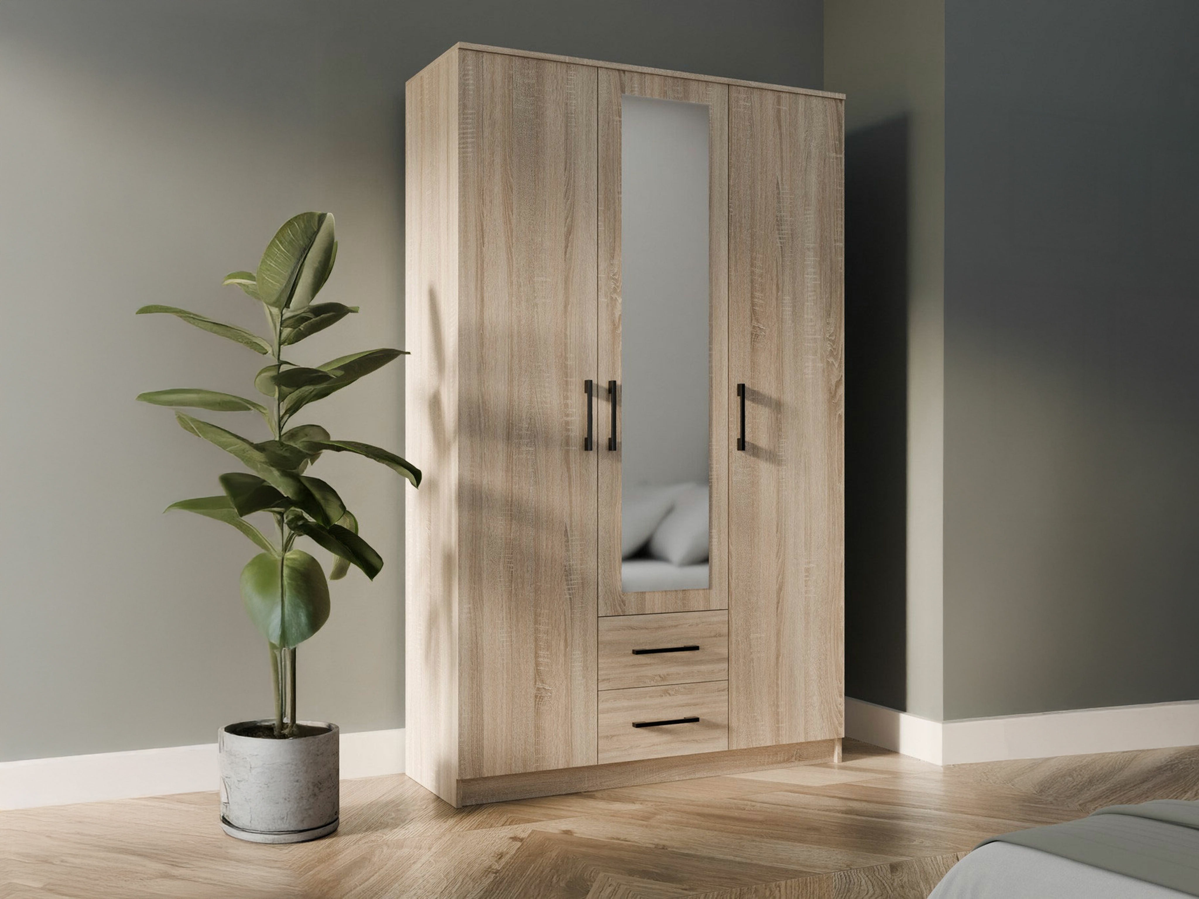 Ντουλάπα Mandeville 116 (Sonoma οξιά)