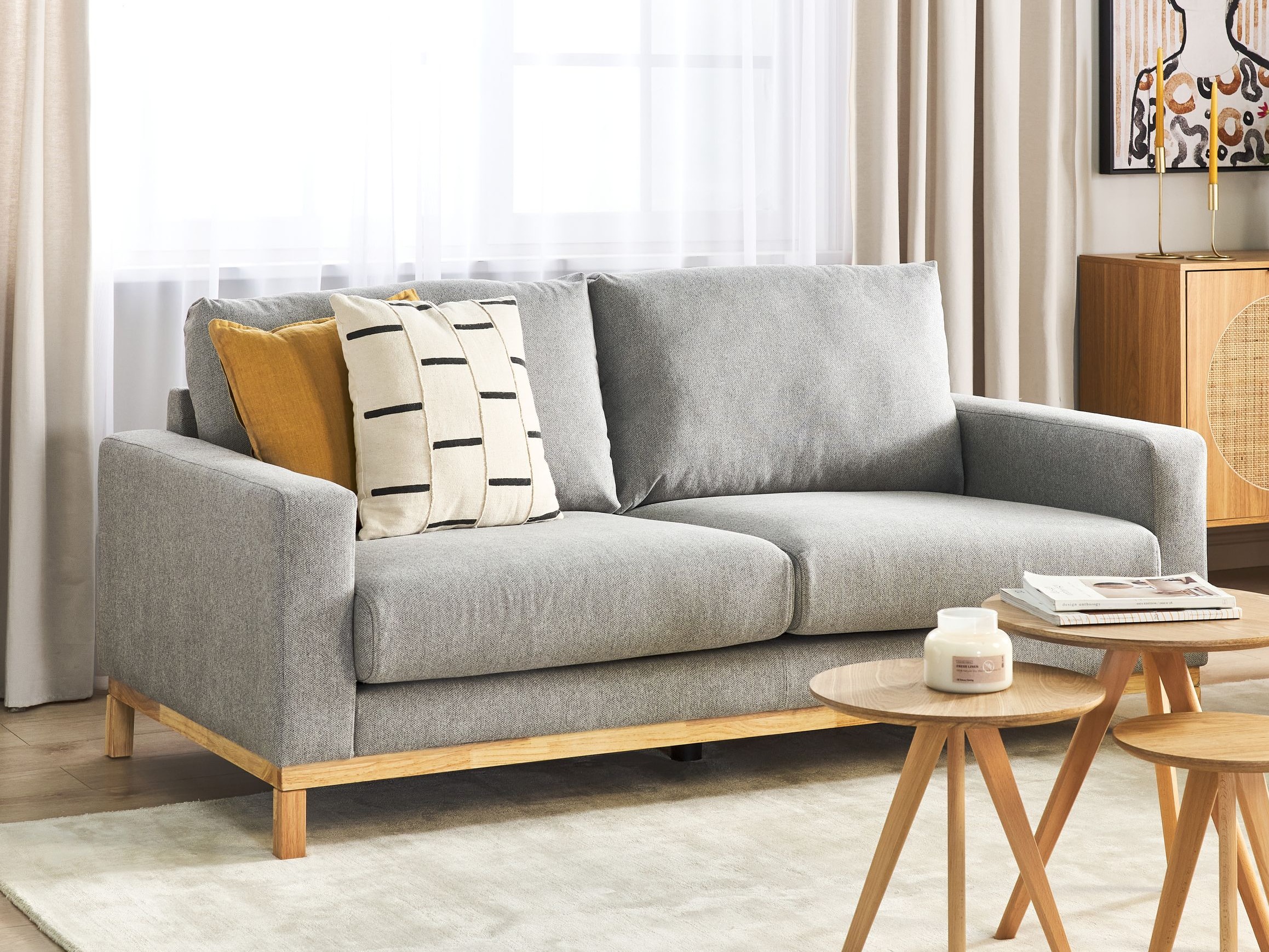 Καναπές Berwyn 2052 (Γκρι)