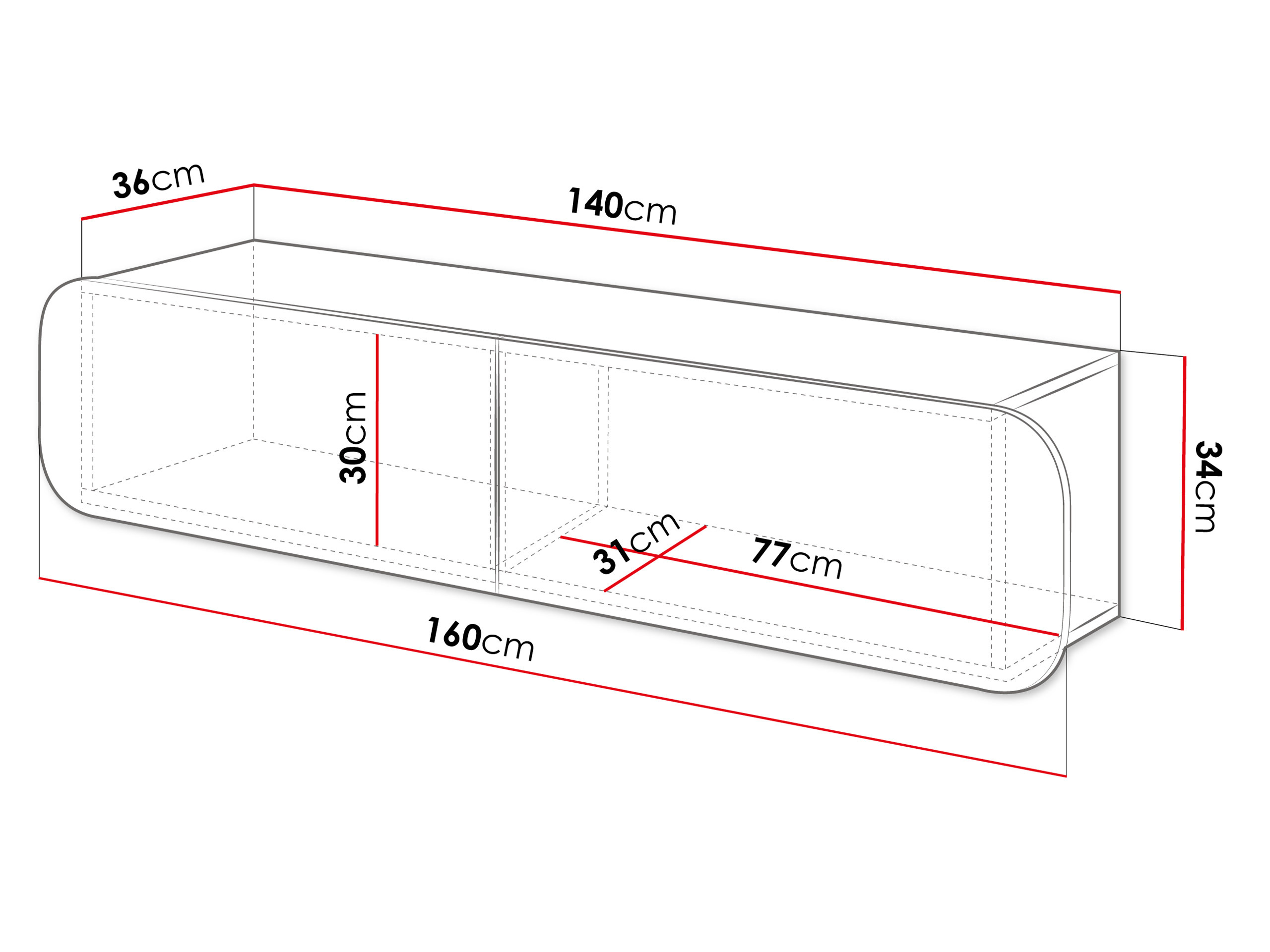 Έπιπλο τηλεόρασης Mara I
