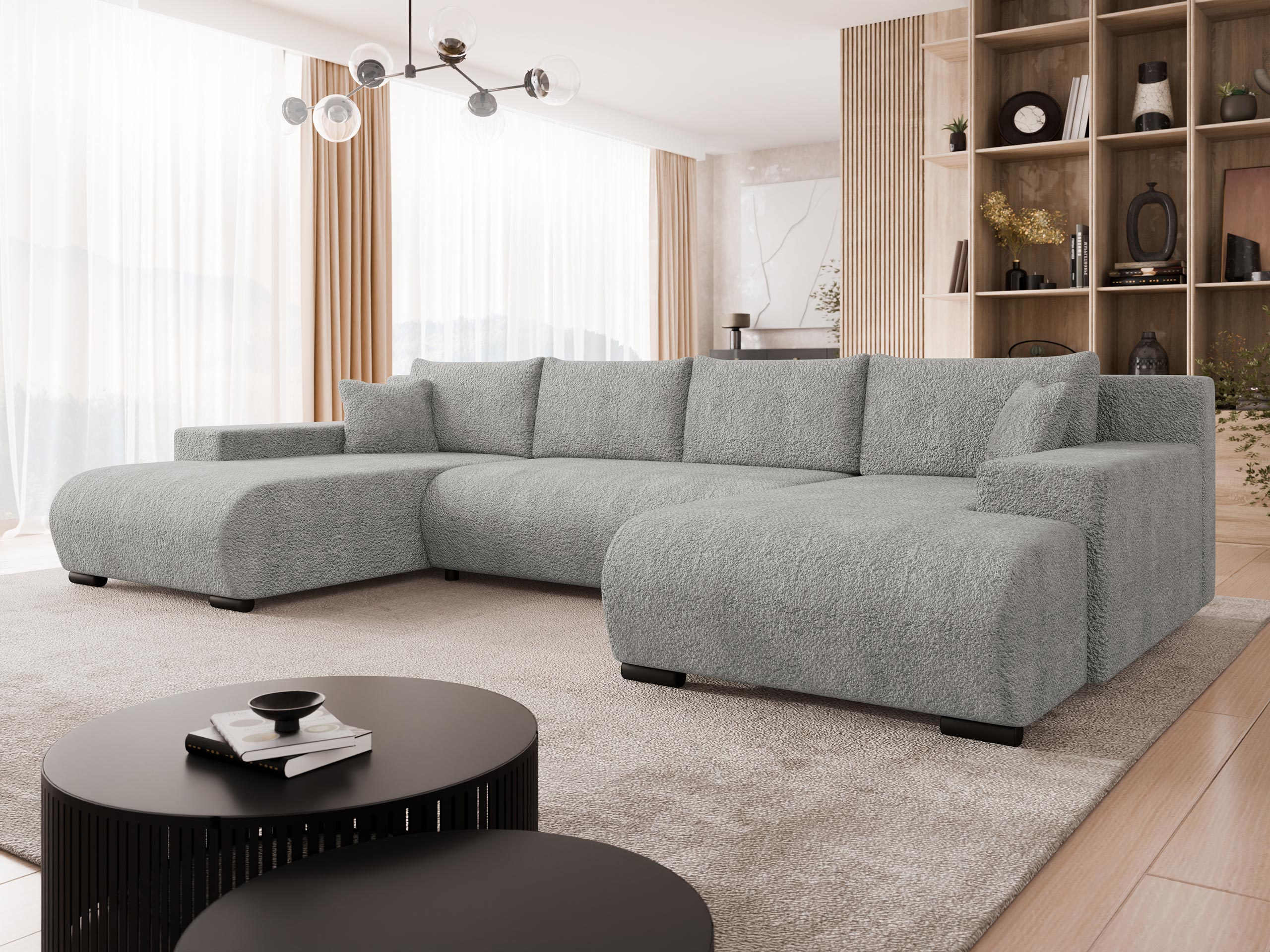 Γωνιακός Καναπές Comfivo Equus (Coral 75)