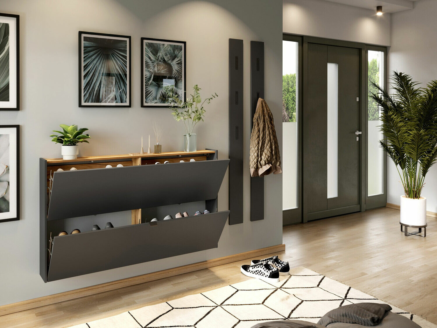 Σετ διαδρόμου Cirsale 109 (Γραφίτης + Navarra δρυς)