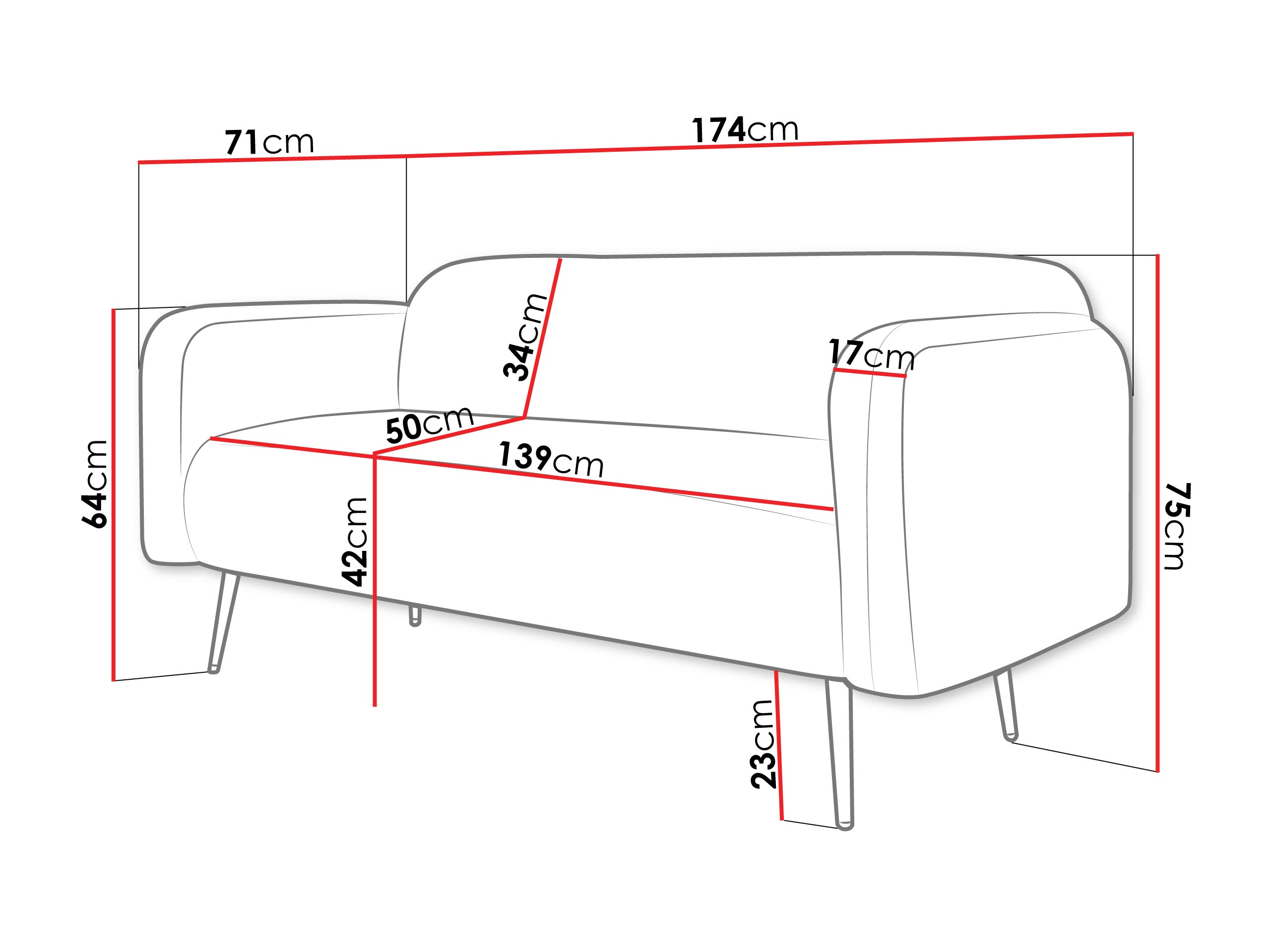 Καναπές Comfivo Beatitudo II (Uttario Velvet 2978)