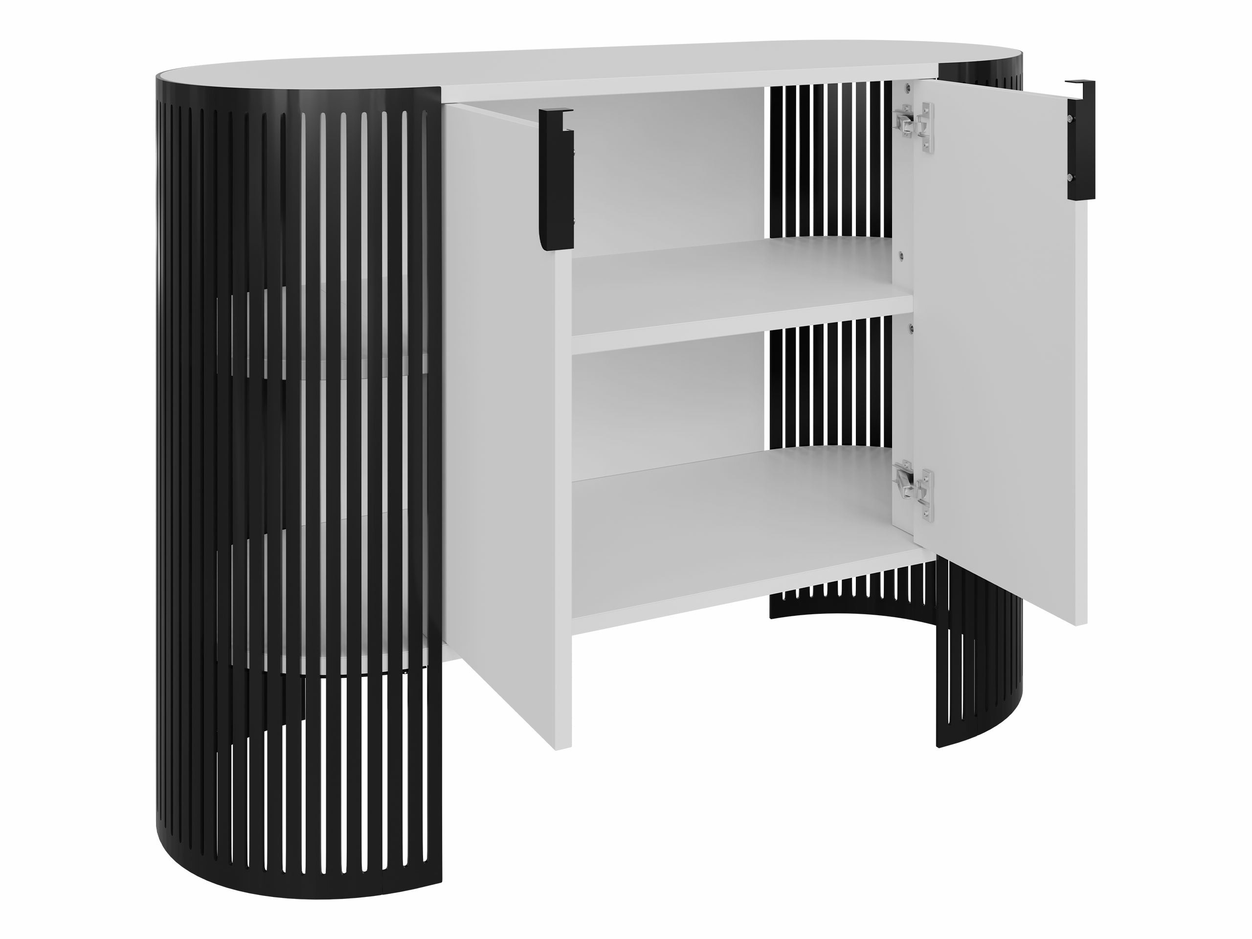 Μπουφέ Civer I (Ροζ + Άσπρο)