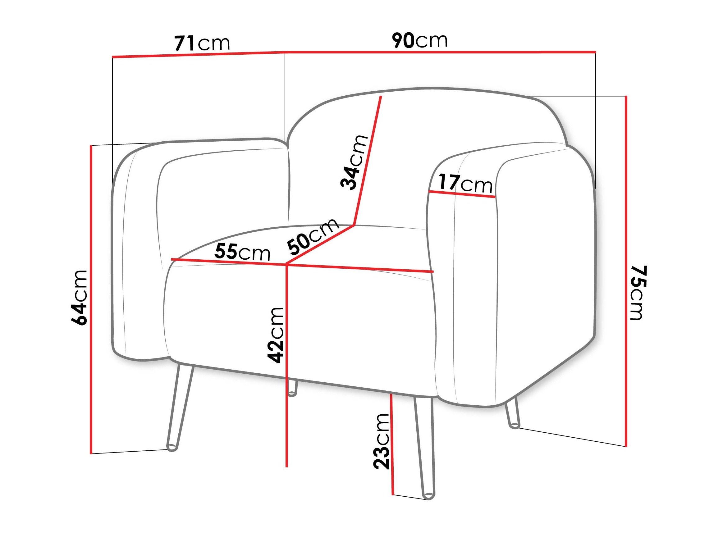 Πολυθρόνα Comfivo Beatitudo I (Uttario Velvet 2978)