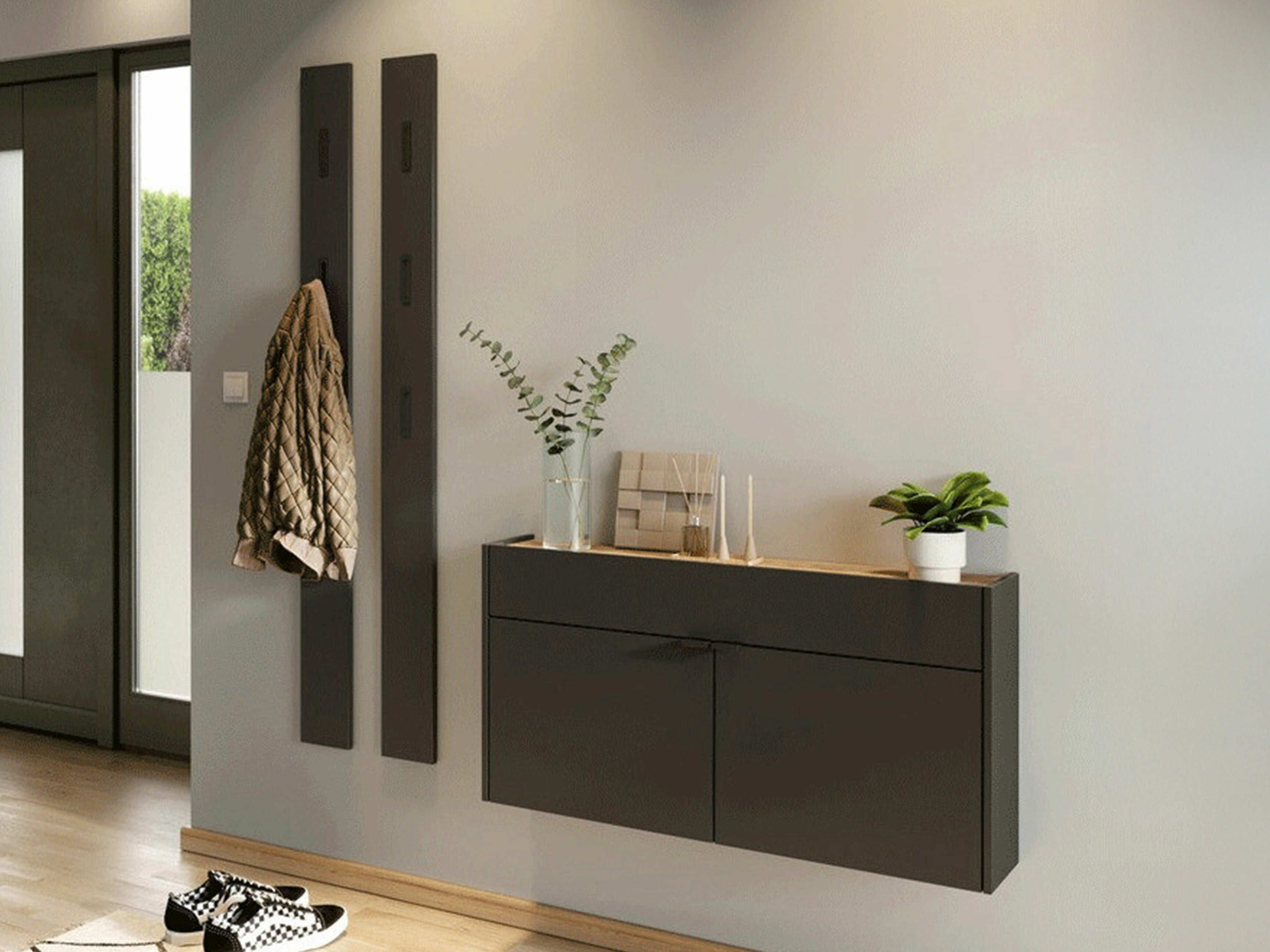 Σετ διαδρόμου Cirsale 107 (Γραφίτης + Navarra δρυς)