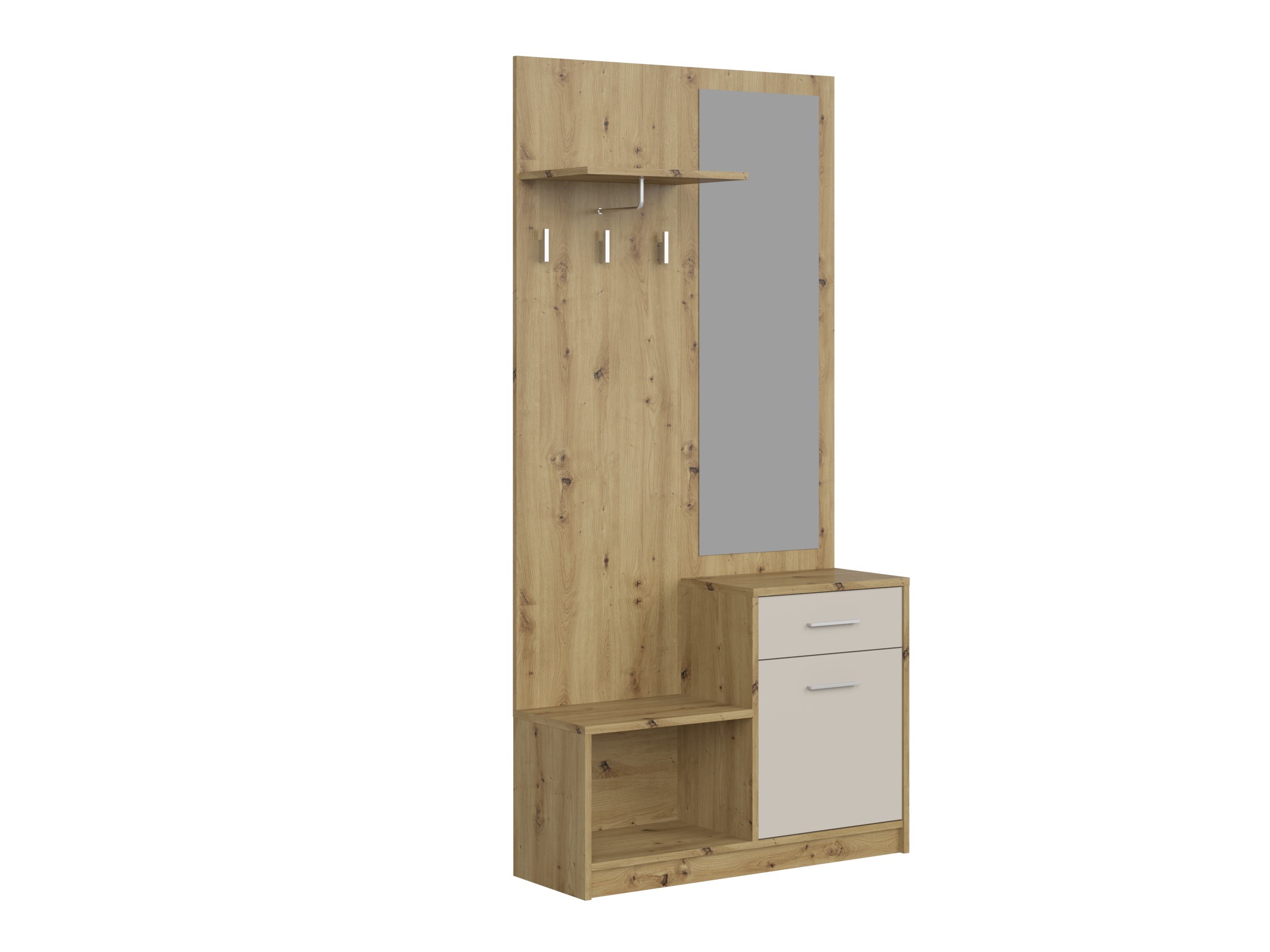 Hallway set Houston 2084 (Artisan oak + Cashmere)