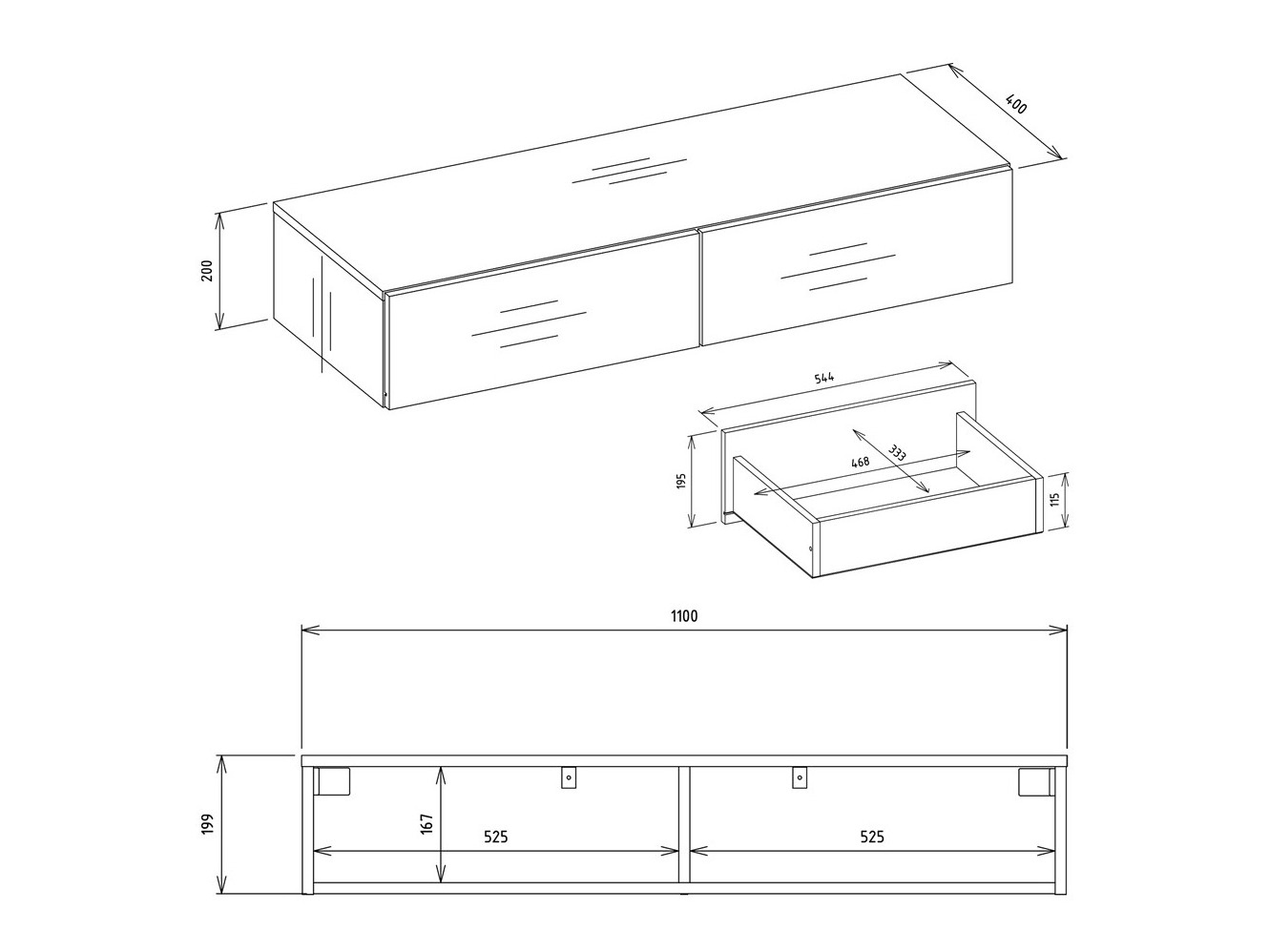 Κονσόλα Mandeville 341 (Άσπρο)