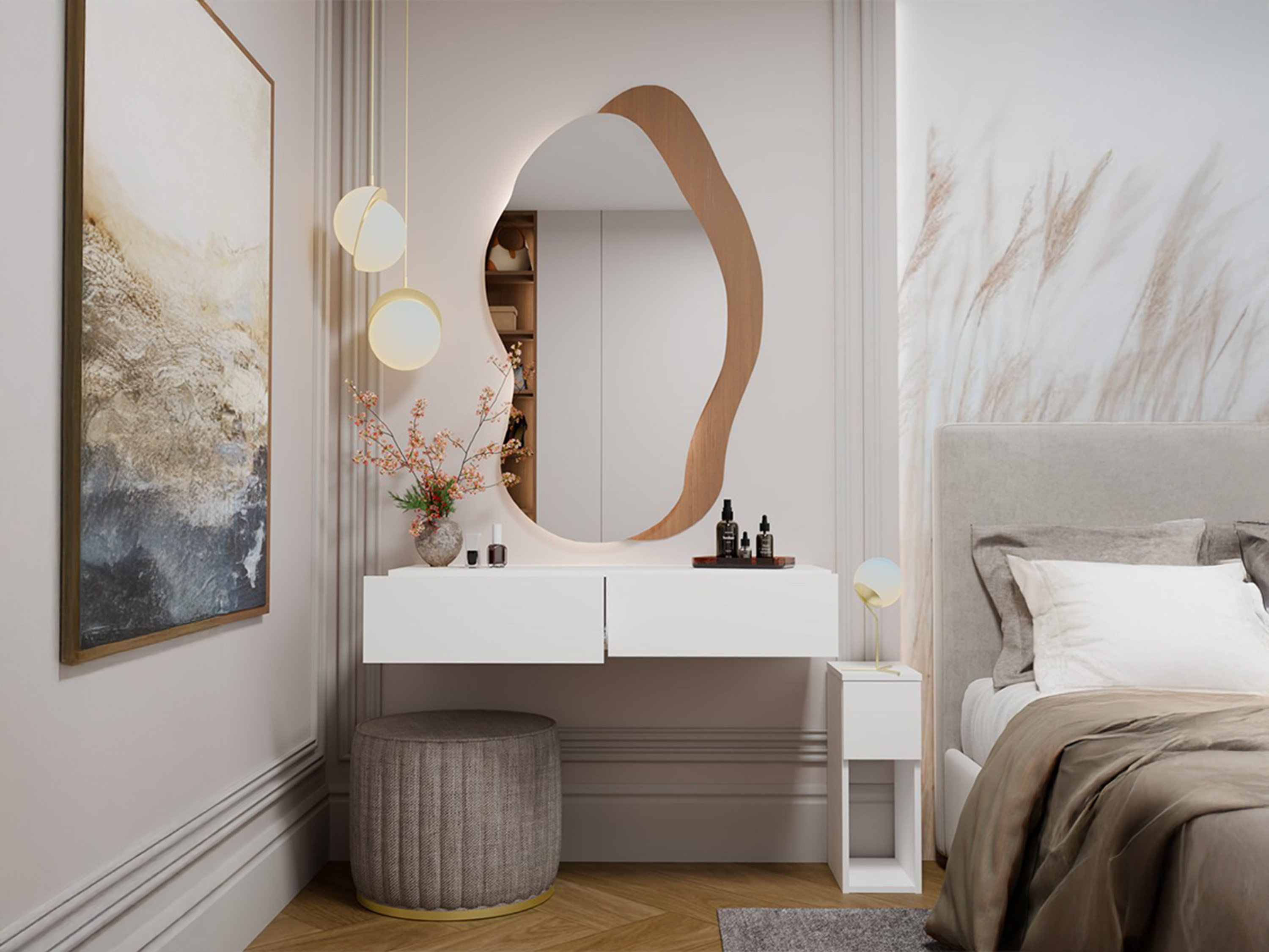 Κονσόλα Mandeville 341 (Άσπρο)