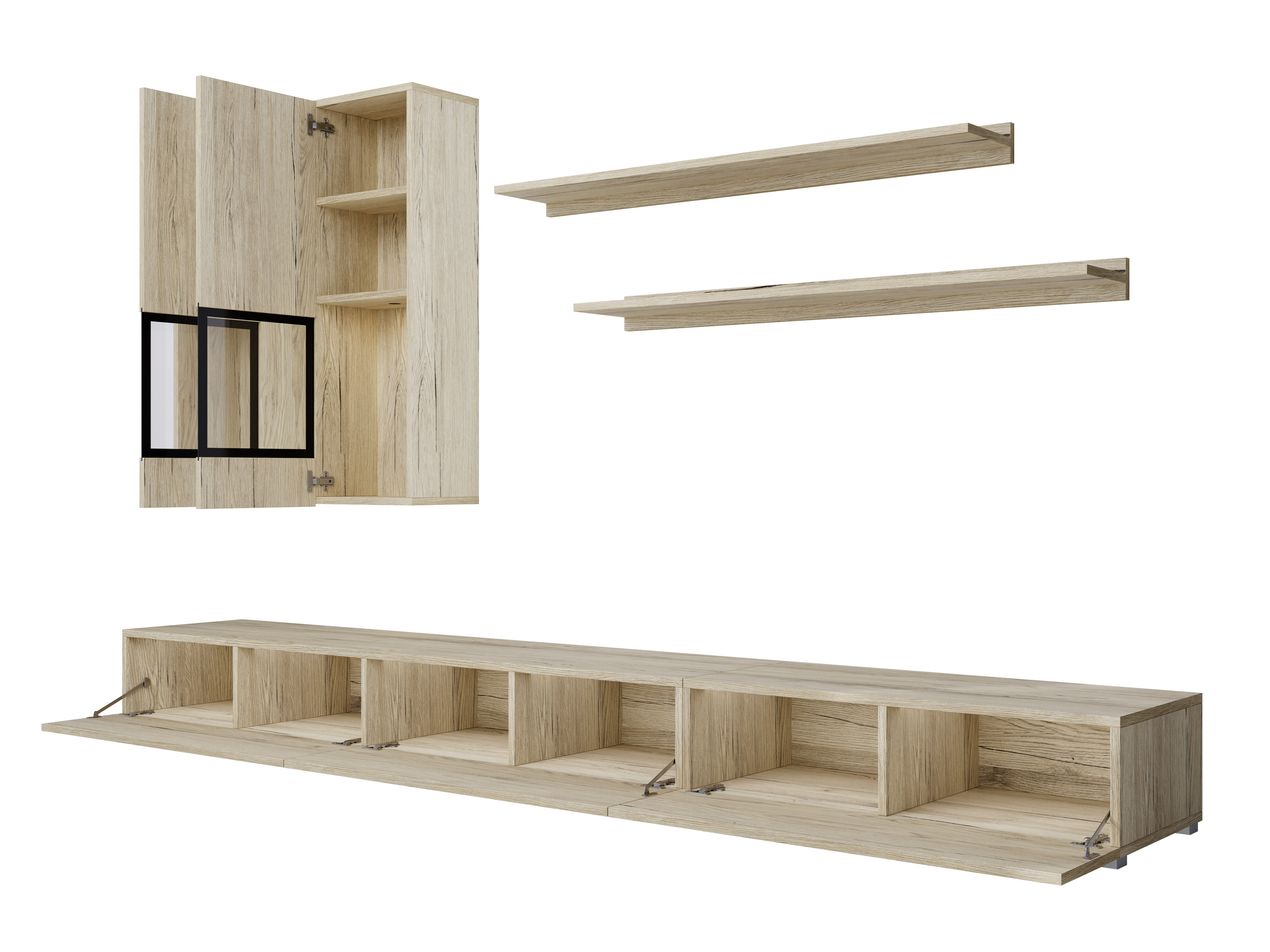 Σετ επίπλων σαλονιού Serodeu 104 (San remo δρυς)