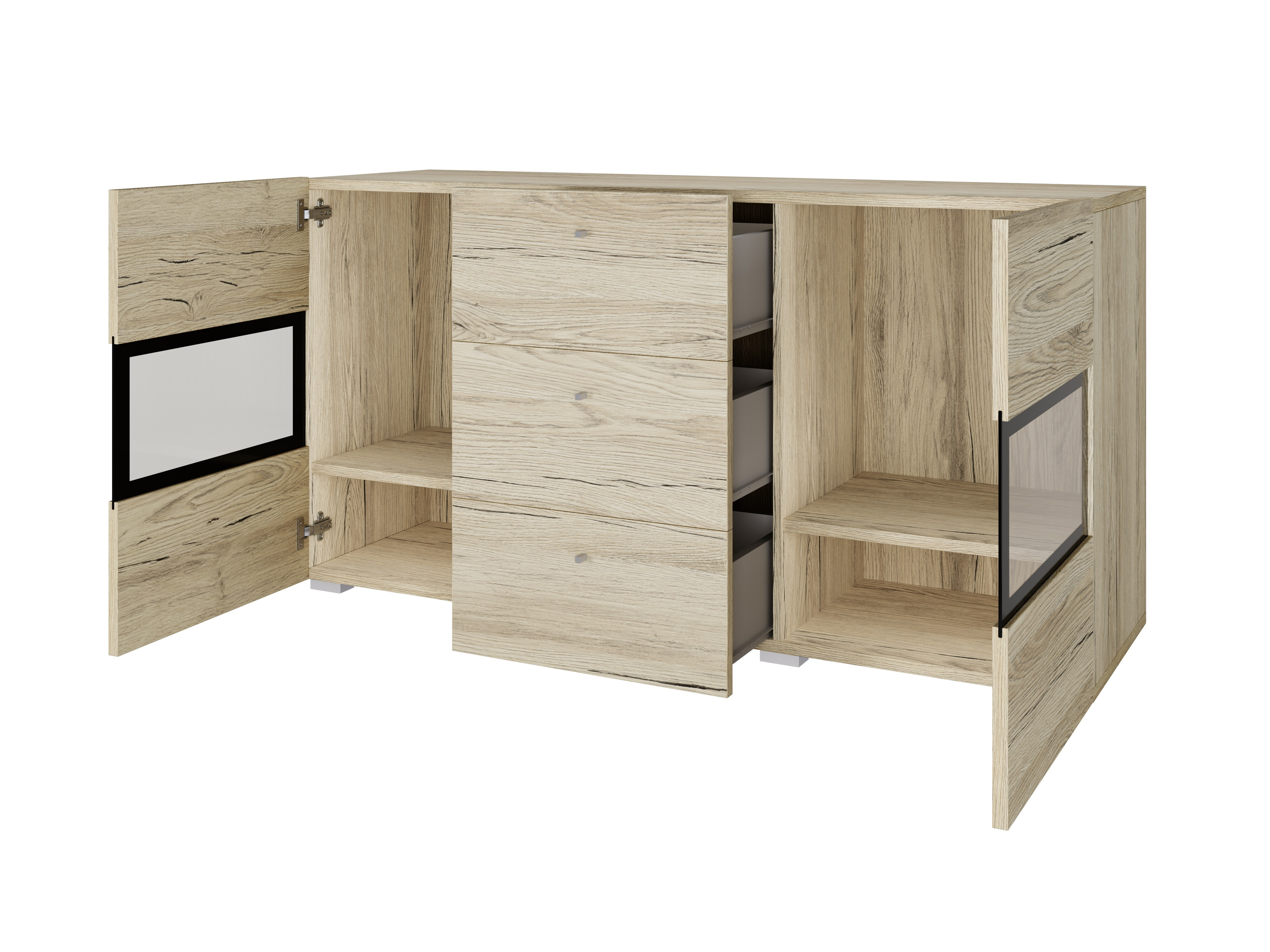 Σετ επίπλων σαλονιού Serodeu 104 (San remo δρυς)