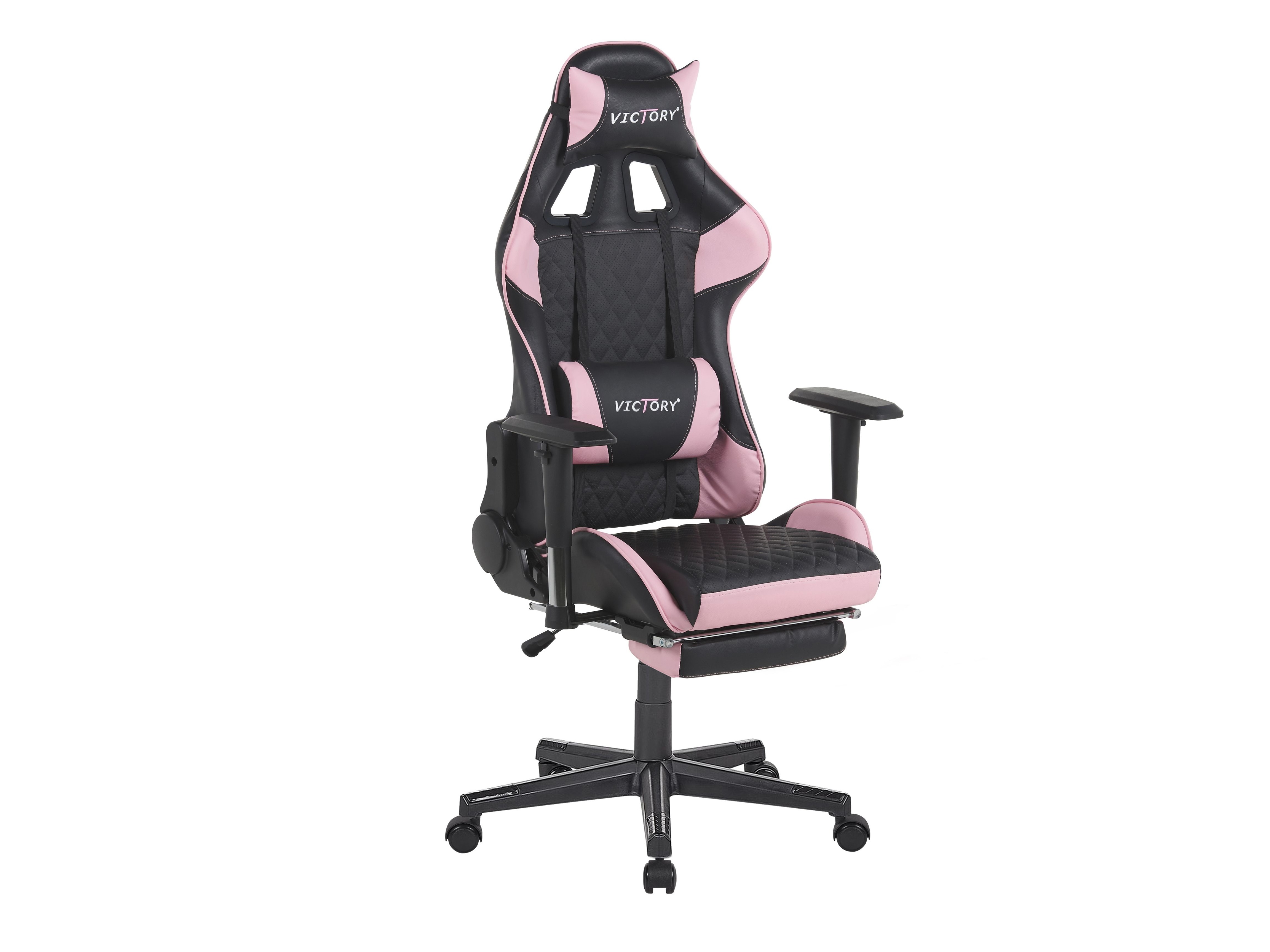 Gaming chair Berwyn 183 (Black + Pink)