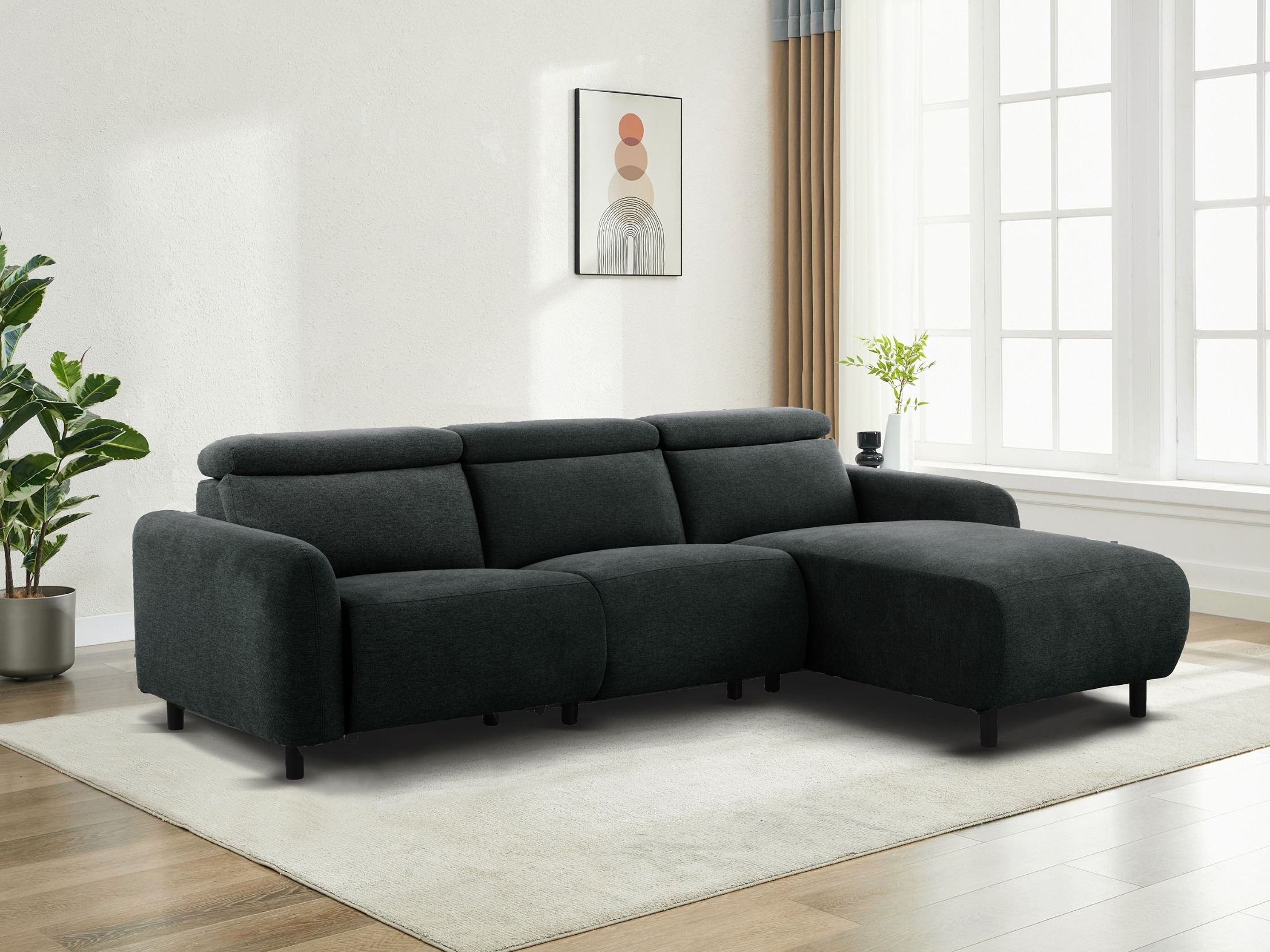 Corner sofa recliner Denton 1510 (Anthracite)