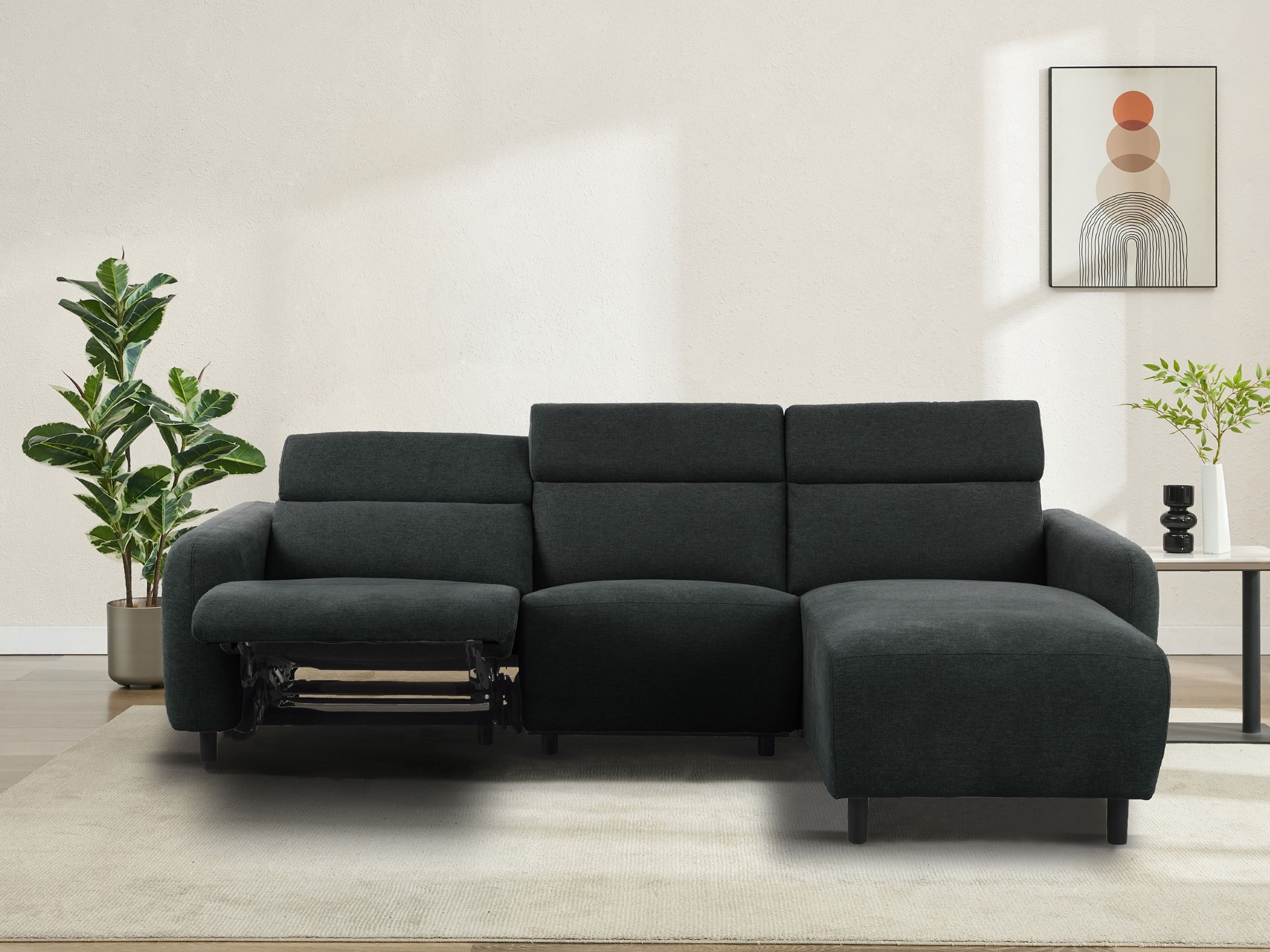 Corner sofa recliner Denton 1510 (Anthracite)