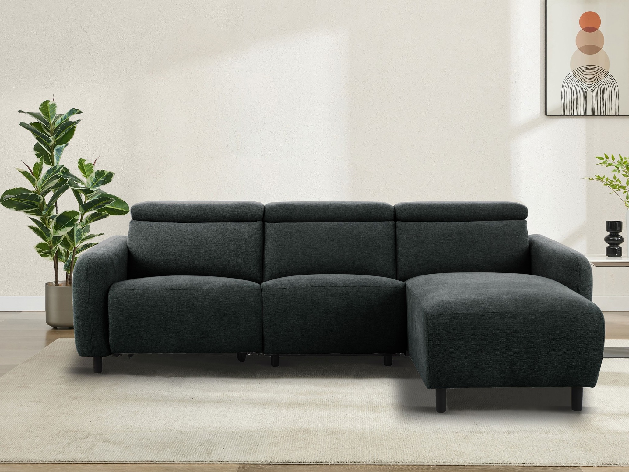 Corner sofa recliner Denton 1510 (Anthracite)
