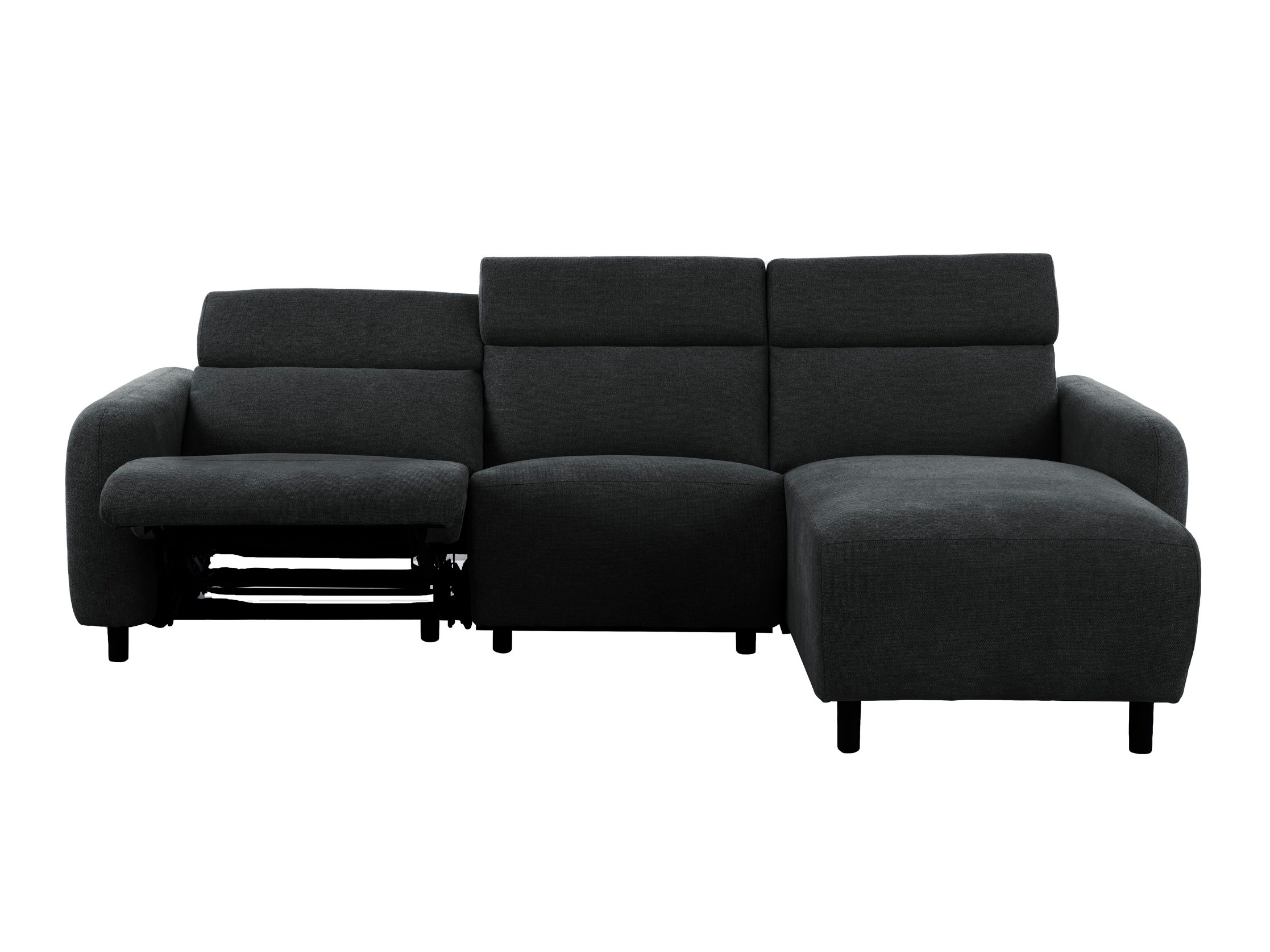 Ρυθμιζόμενος γωνιακός καναπές Denton 1510 (Ανθρακί)