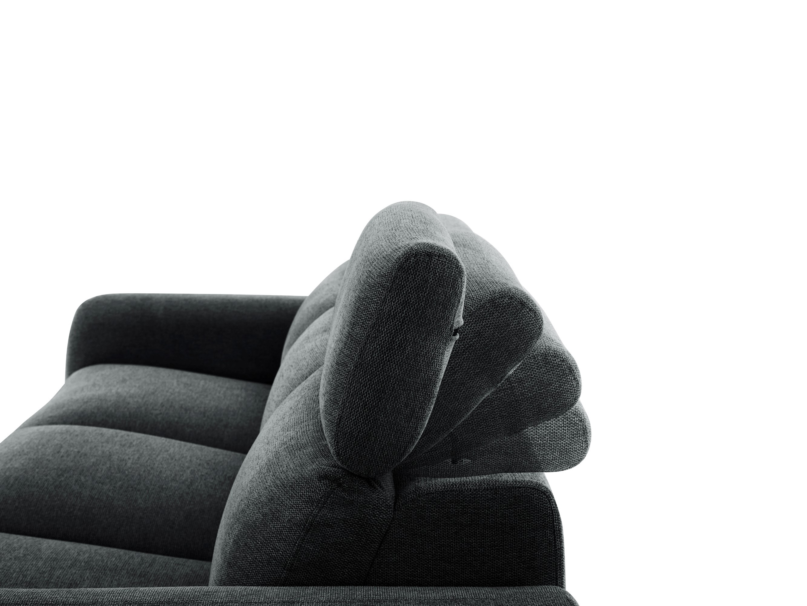 Ρυθμιζόμενος γωνιακός καναπές Denton 1510 (Ανθρακί)