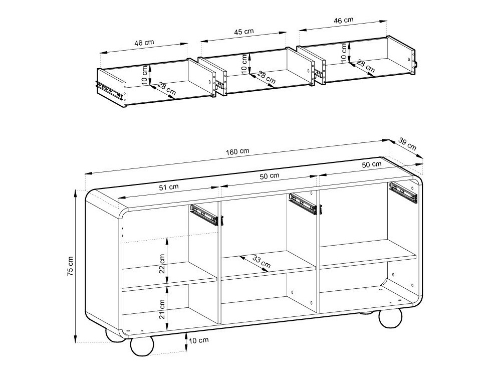 Συρταριέρα Vendori 102