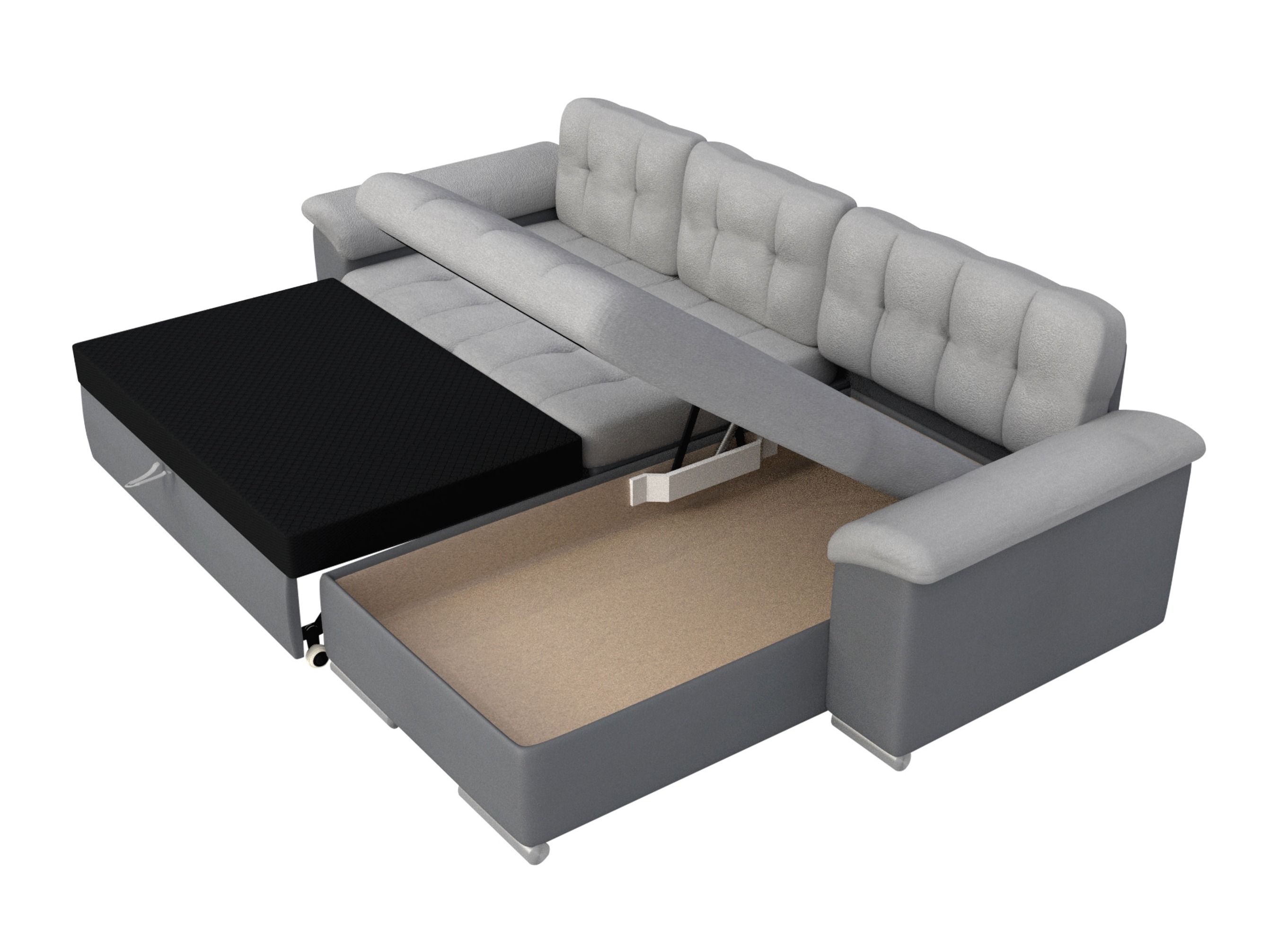 Corner sofa Comfivo Mica II (Zoya 01)